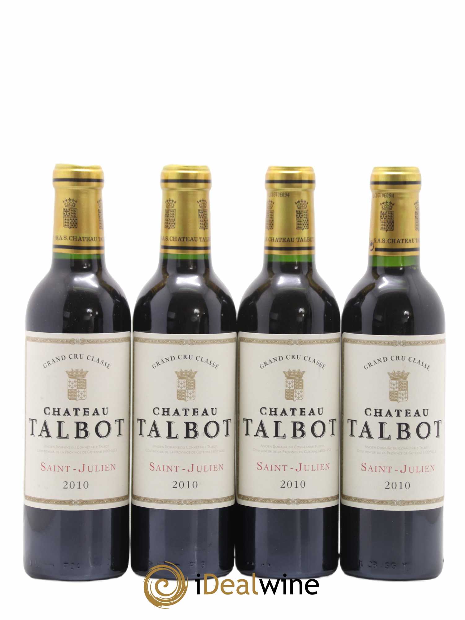 Château Talbot 4ème Grand Cru Classé 2010 - Lot de 12 demi bouteilles - 3