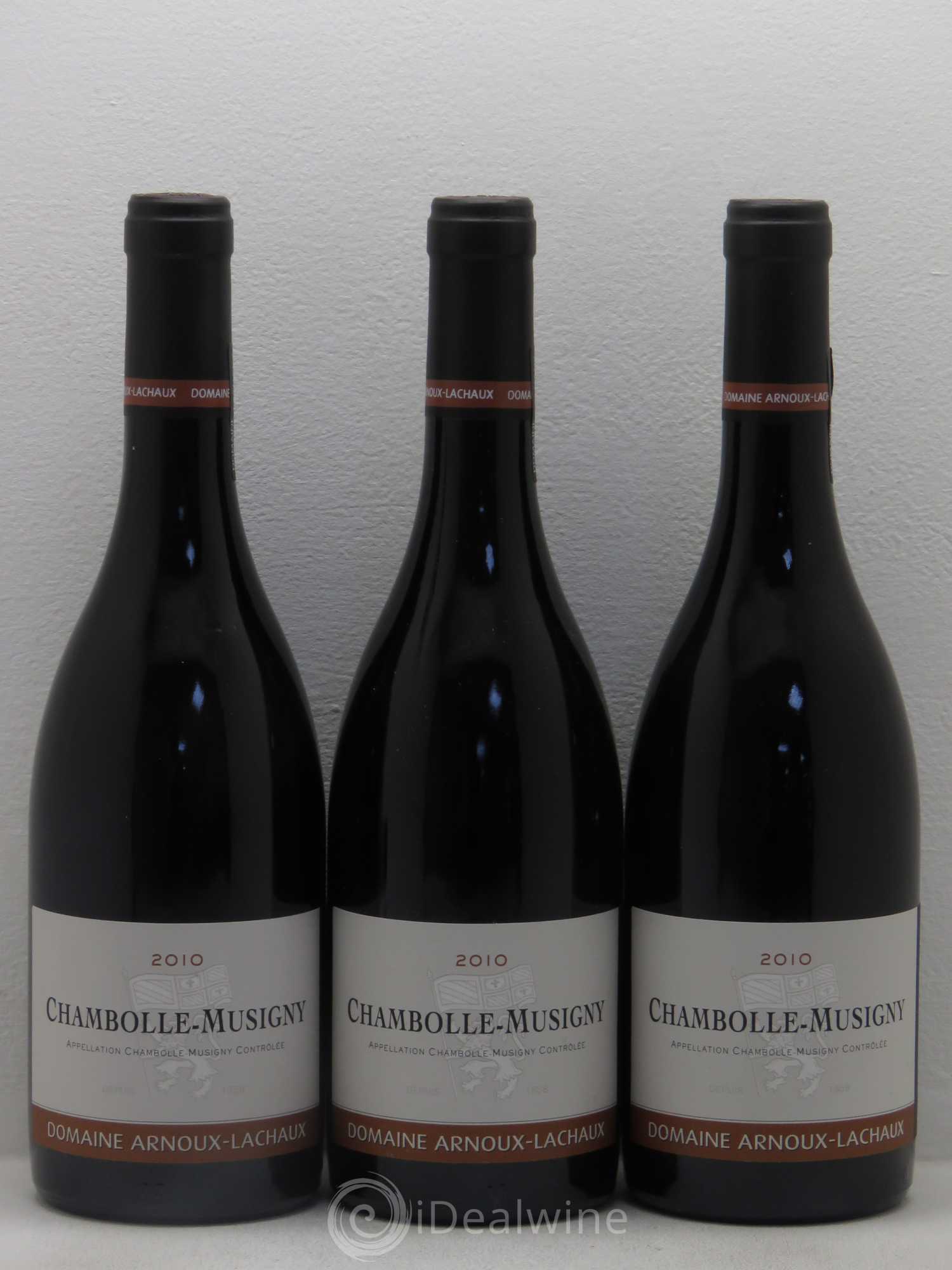 Chambolle-Musigny Arnoux Lachaux 2010 - Posten von 3 Flaschen - 0
