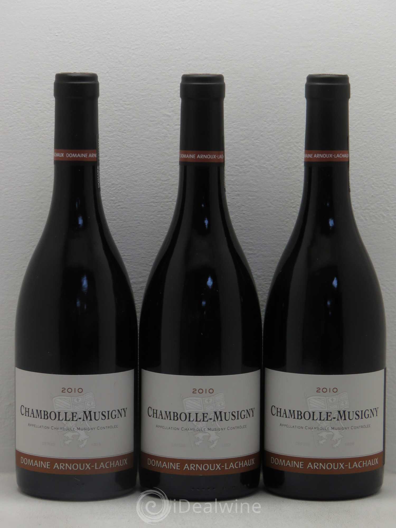 Chambolle-Musigny Arnoux Lachaux 2010 - Posten von 3 Flaschen - 0