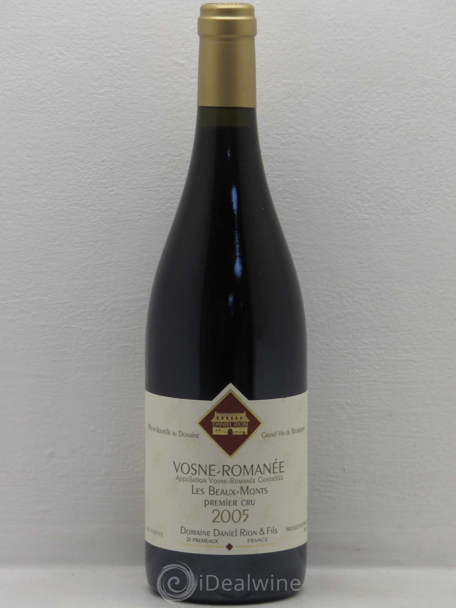 Vosne-Romanée 1er Cru 2005 - Lot de 1 bouteille - 0