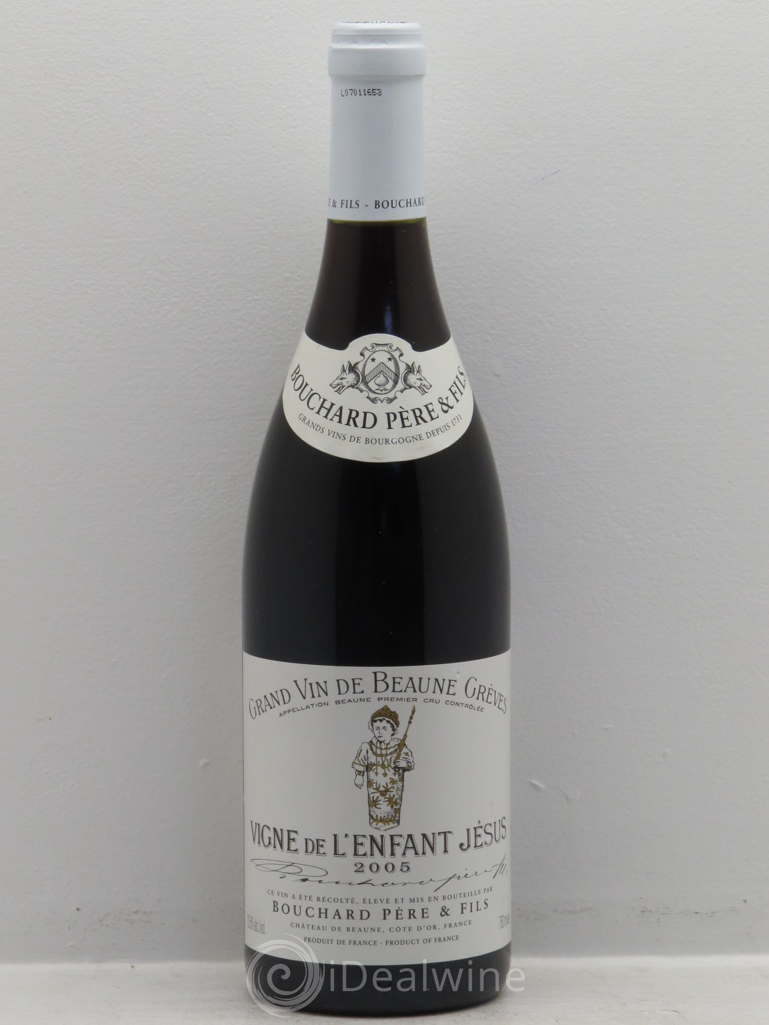 Beaune 1er Cru Grèves - Vigne de l'Enfant Jésus Bouchard Père & Fils 2005 - Lot de 6 bouteilles - 0