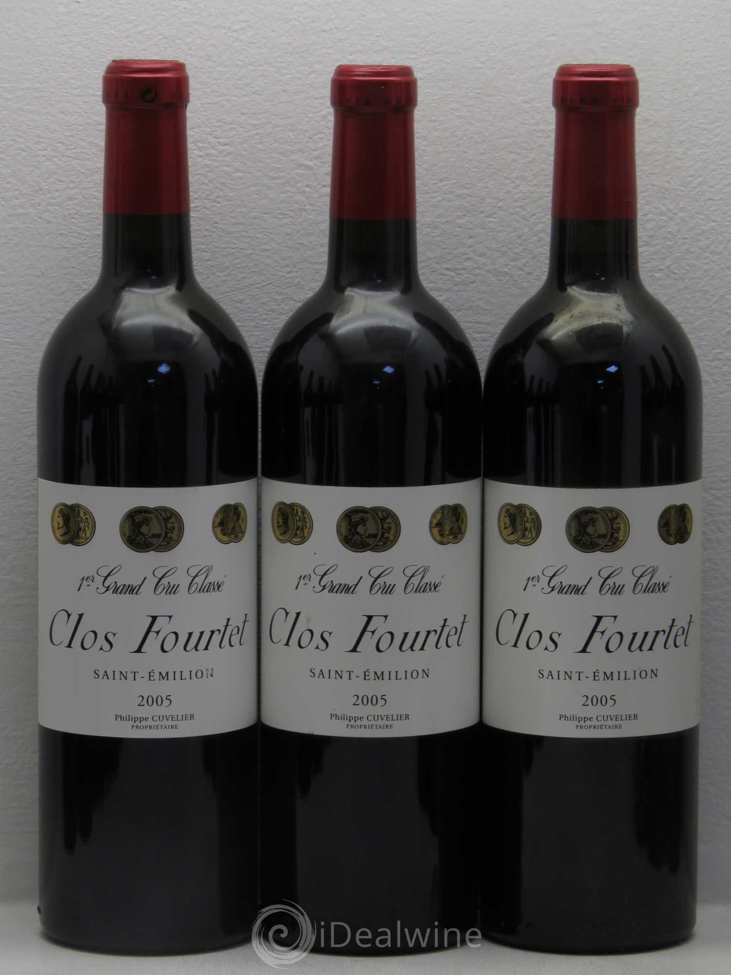 Clos Fourtet 1er Grand Cru Classé B 2005 - Lot de 12 bouteilles - 1