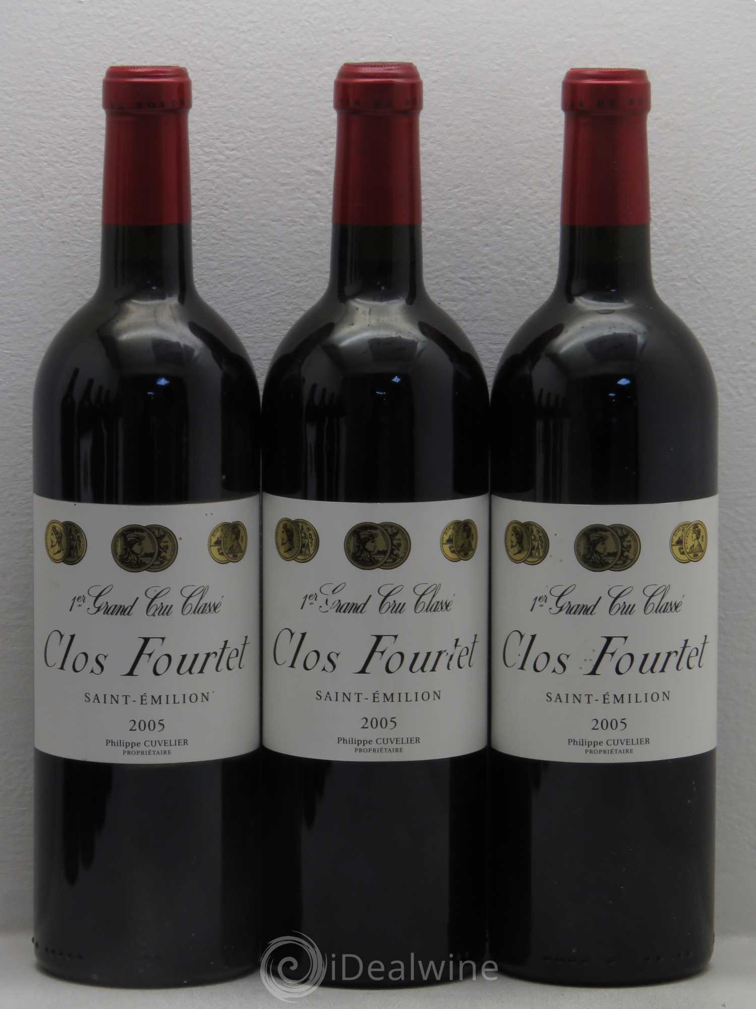Clos Fourtet 1er Grand Cru Classé B 2005 - Lot de 12 bouteilles - 2