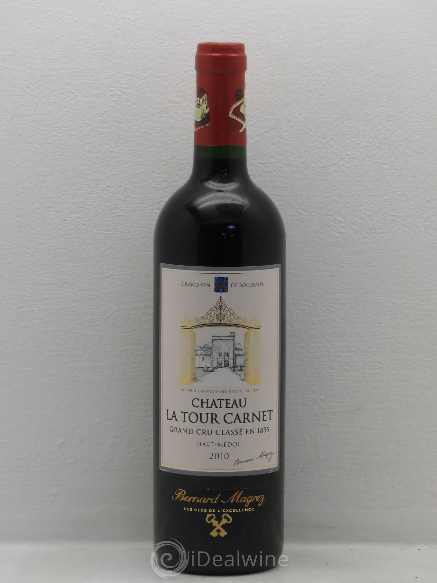Château la Tour Carnet 4ème Grand Cru Classé 2010 - Lot de 12 bouteilles - 0
