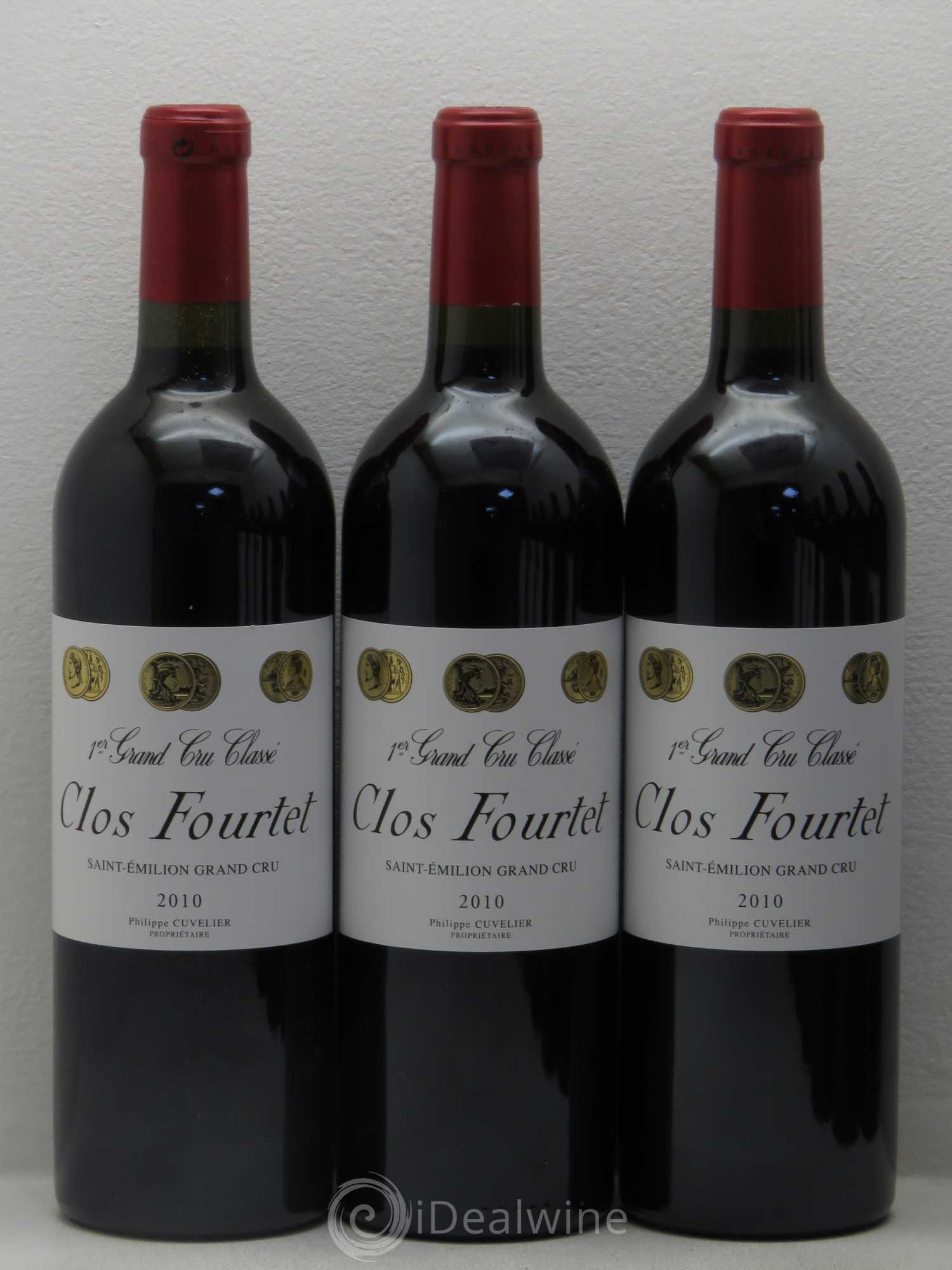 Clos Fourtet 1er Grand Cru Classé B 2010 - Lot de 12 bouteilles - 2