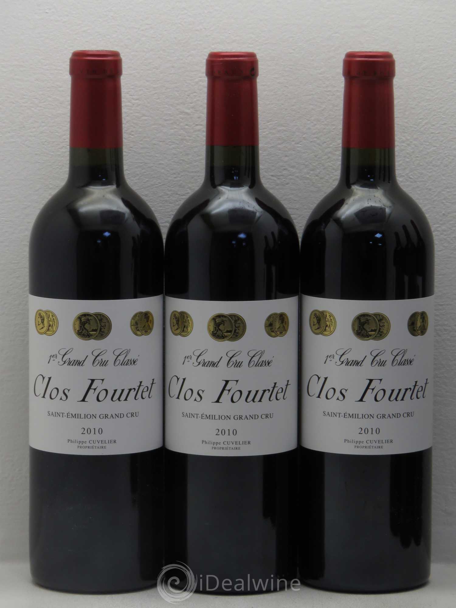 Clos Fourtet 1er Grand Cru Classé B 2010 - Lot de 12 bouteilles - 3