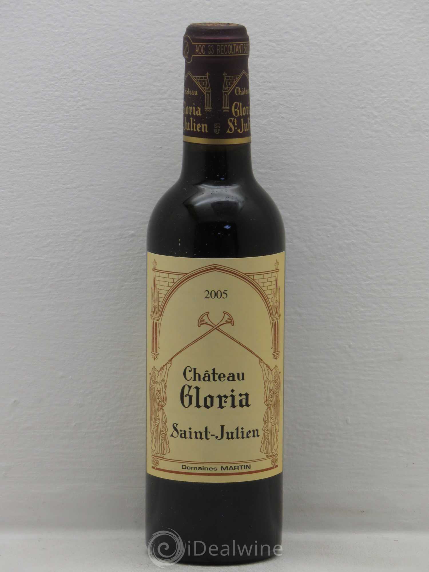 Château Gloria 2005 - Lot de 6 demi bouteilles - 0
