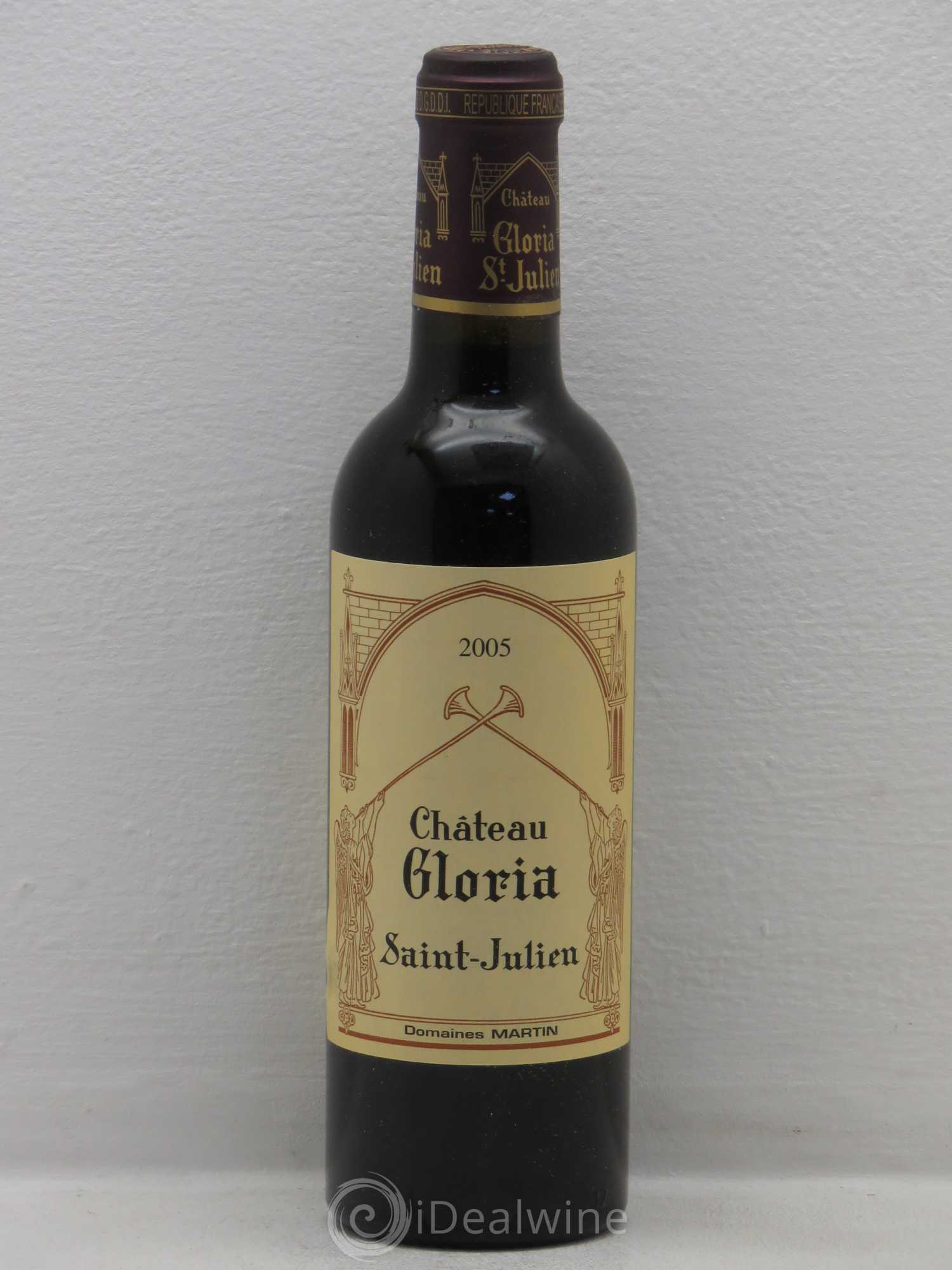 Château Gloria 2005 - Lot de 24 demi bouteilles - 0