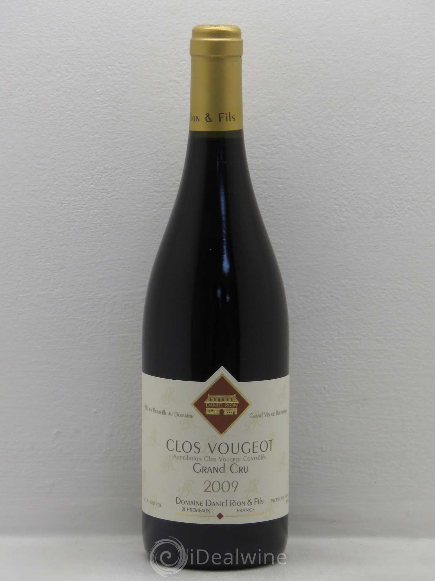 Clos de Vougeot Grand Cru 2009 - Lot de 6 bouteilles - 0