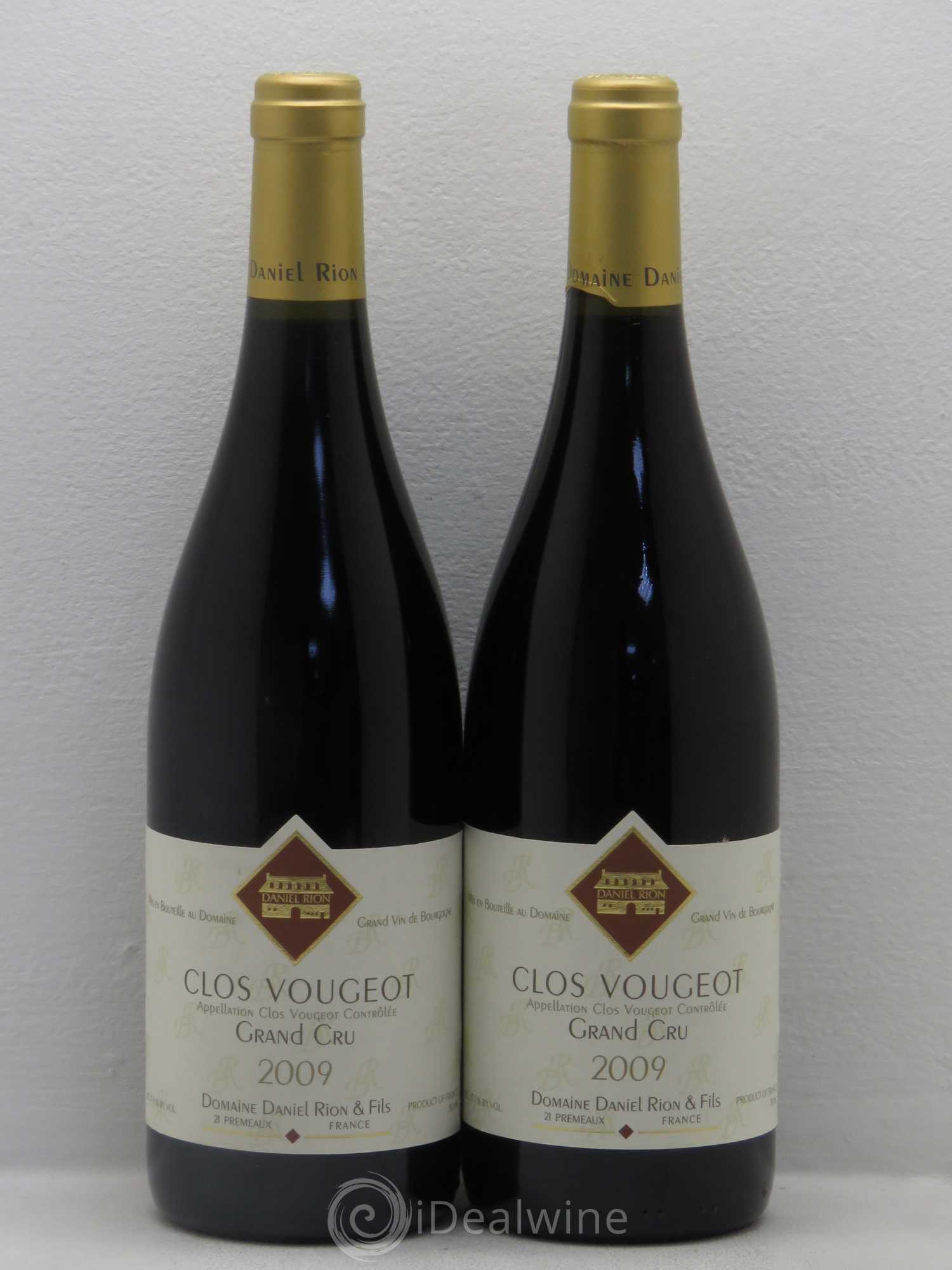 Clos de Vougeot Grand Cru 2009 - Lot de 2 bouteilles - 0