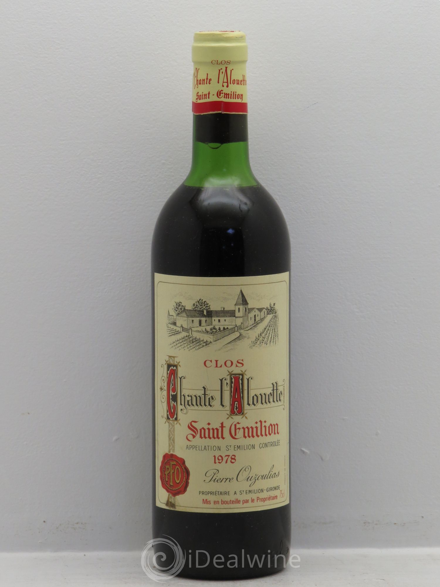Saint-Émilion Clos Chante alouette 1978 - Posten von 6 Flaschen - 0