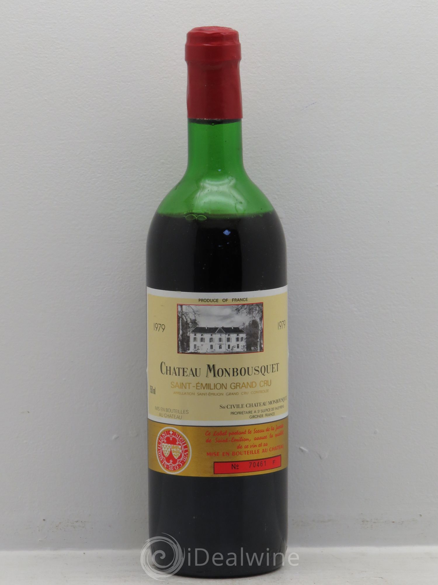 Château Monbousquet Grand Cru Classé 1979 - Lot de 6 bouteilles - 0