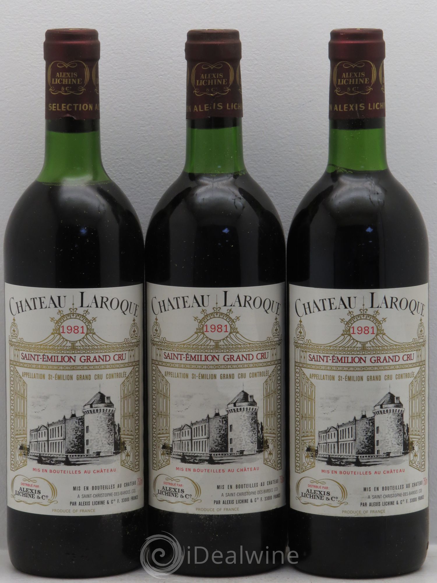 Saint-Émilion Château Larroque 1981 - Posten von 3 Flaschen - 0