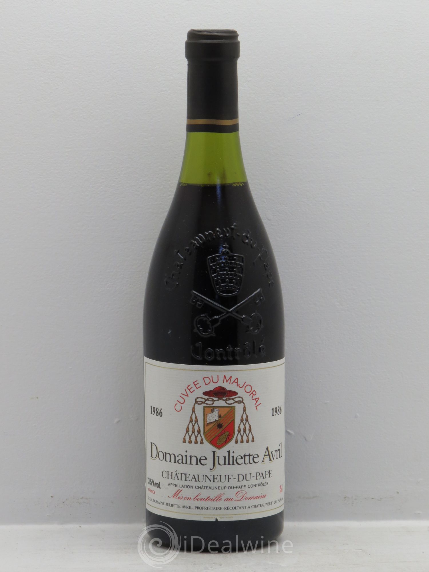 Châteauneuf-du-Pape Cuvée du Majoral Juliette Avril 1986 - Posten von 1 Flasche - 0