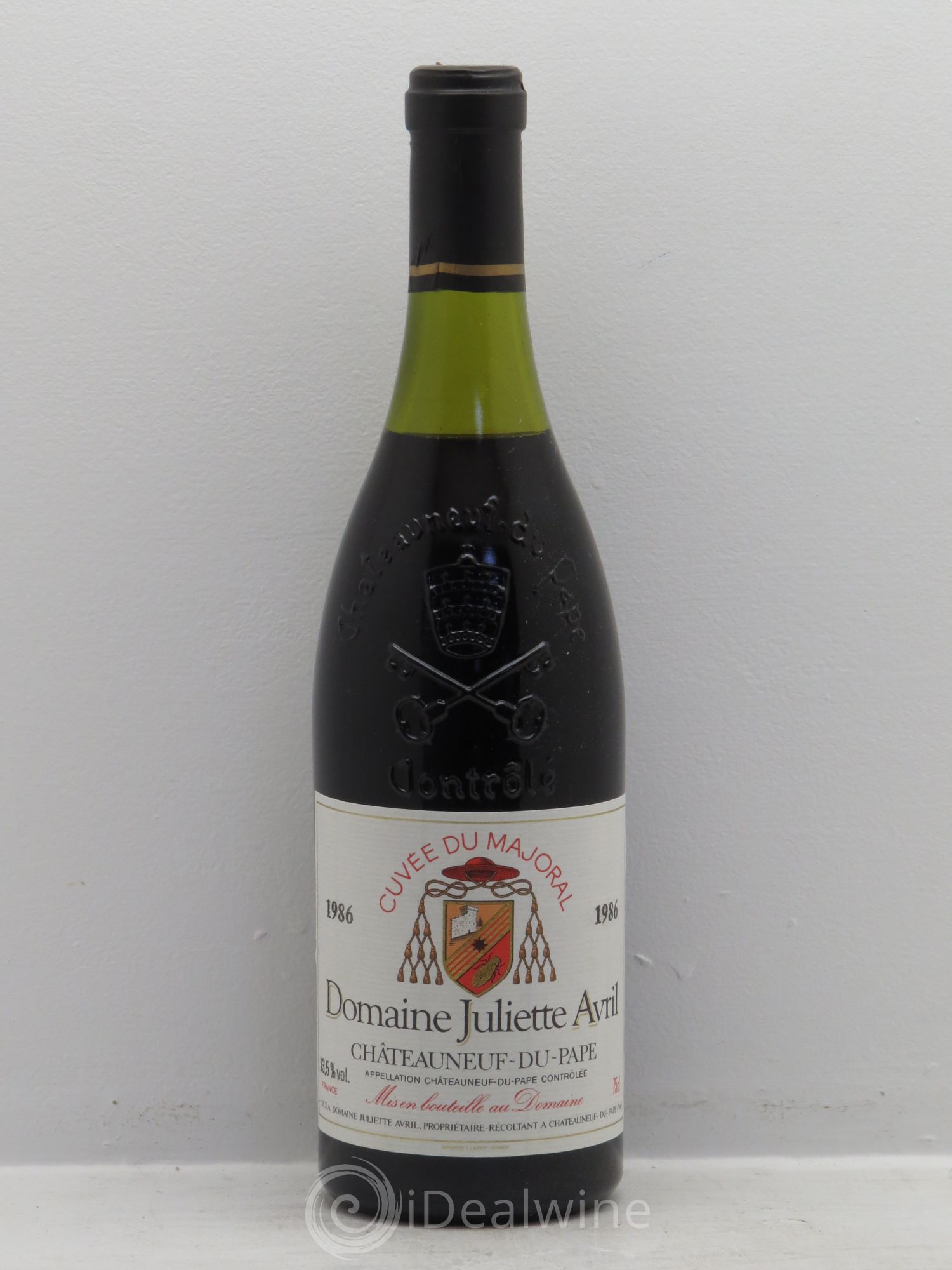 Châteauneuf-du-Pape Cuvée du Majoral Juliette Avril 1986 - Posten von 1 Flasche - 0