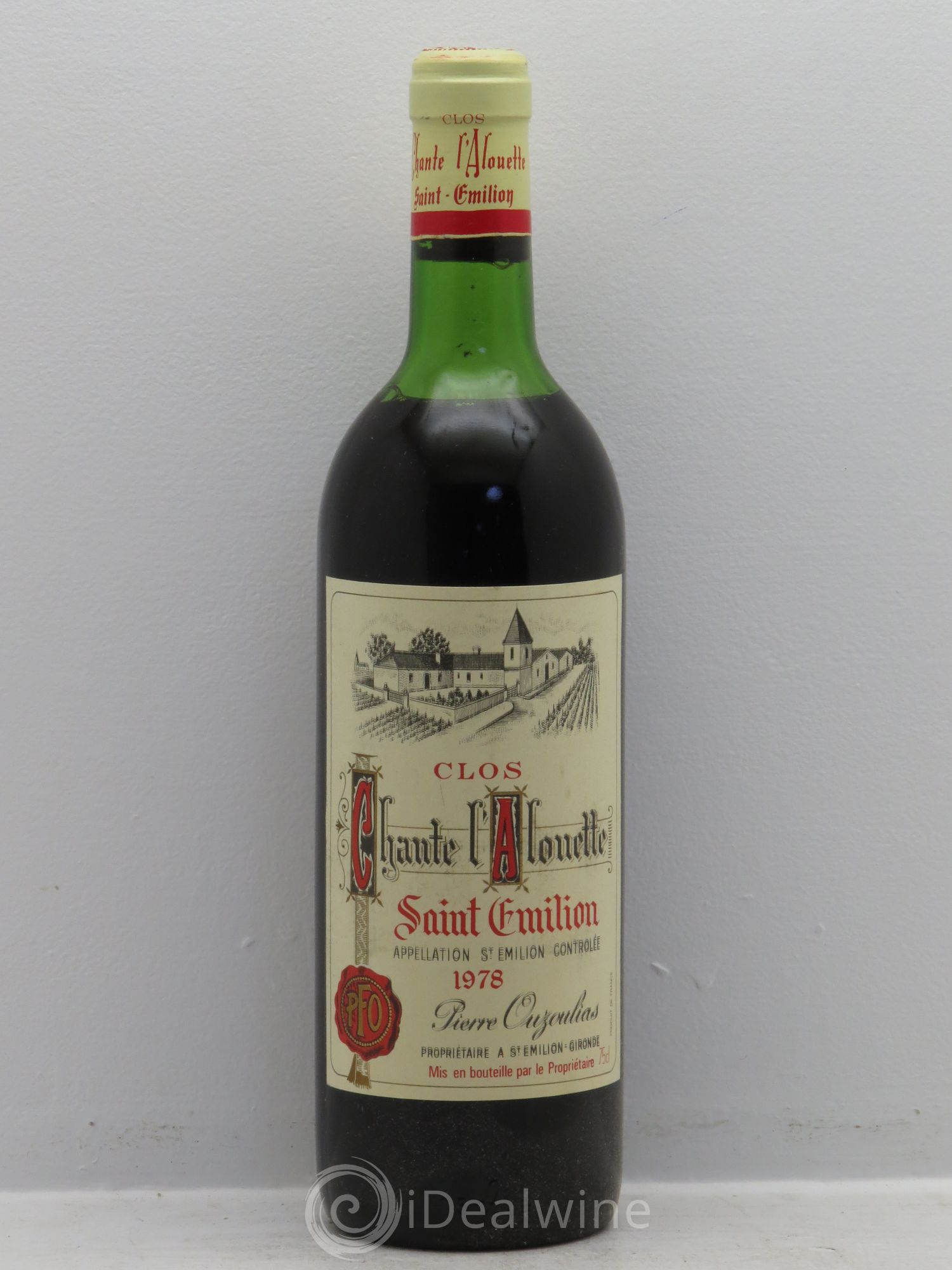Saint-Émilion Clos Chante alouette 1978 - Posten von 1 Flasche - 0