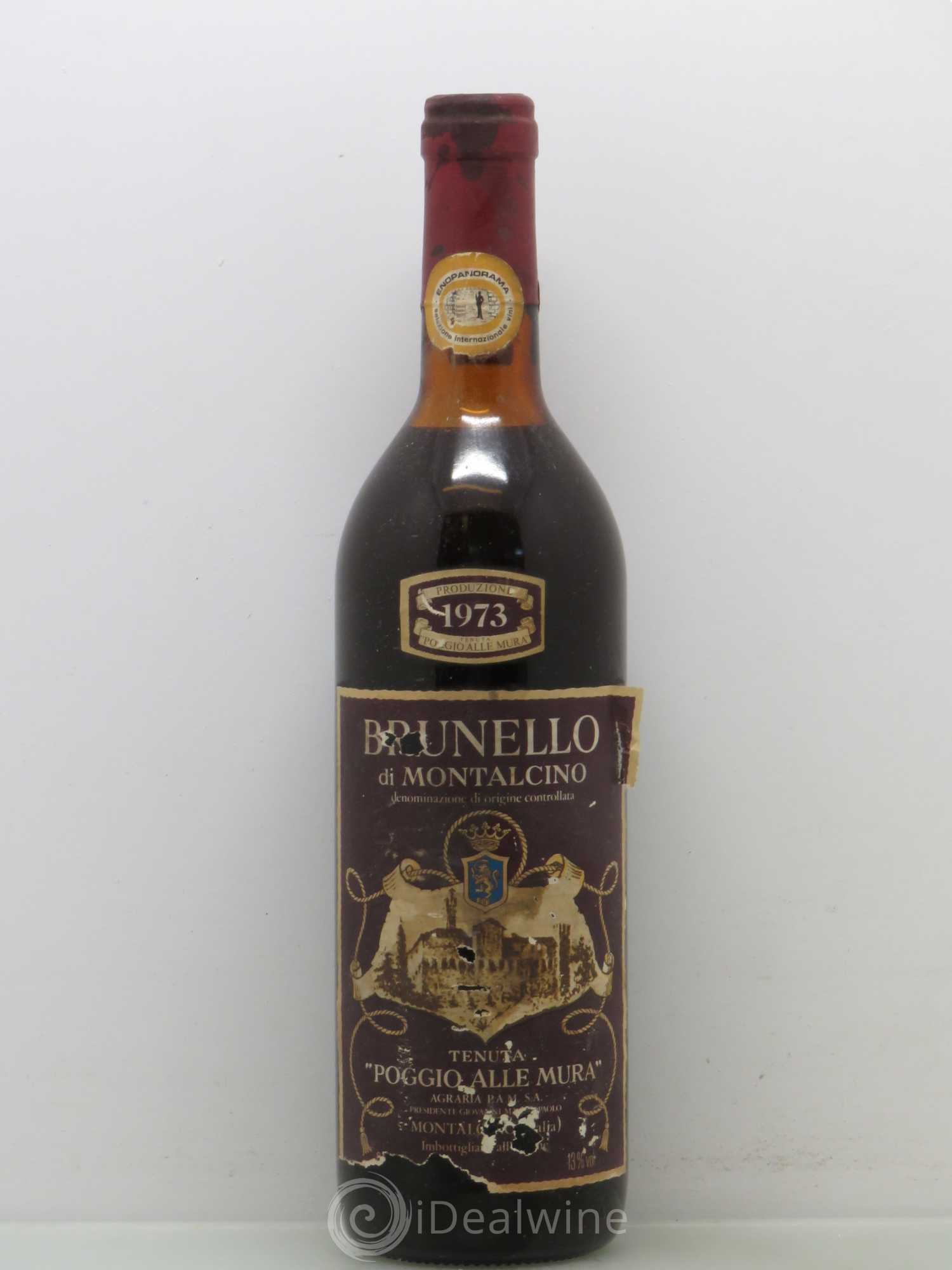 Brunello di Montalcino Poggio Alle Mura 1973 - Lot de 1 bouteille - 0
