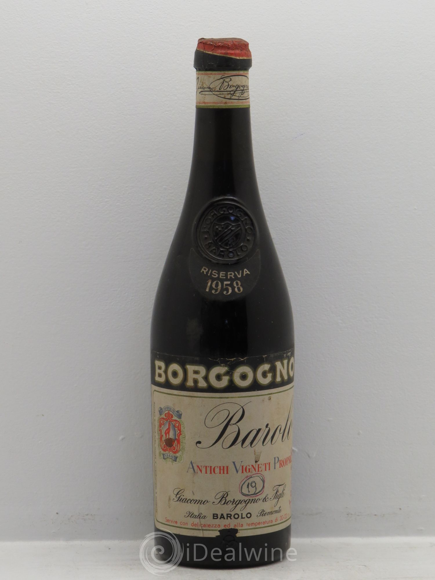 Barolo 1958 - Posten von 1 Flasche - 0