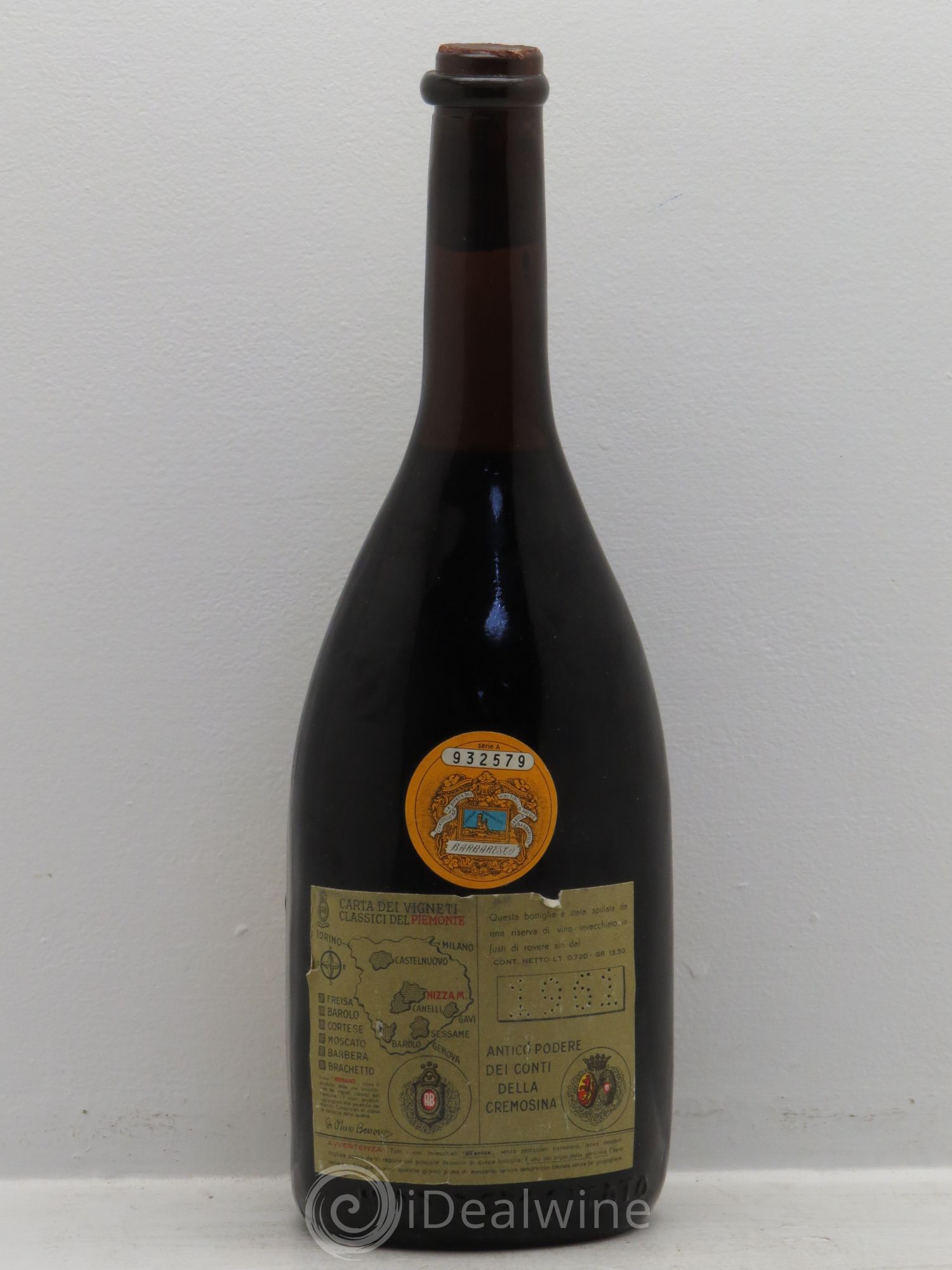 Barbaresco DOCG Antico Podere 1961 - Posten von 1 Flasche - 1