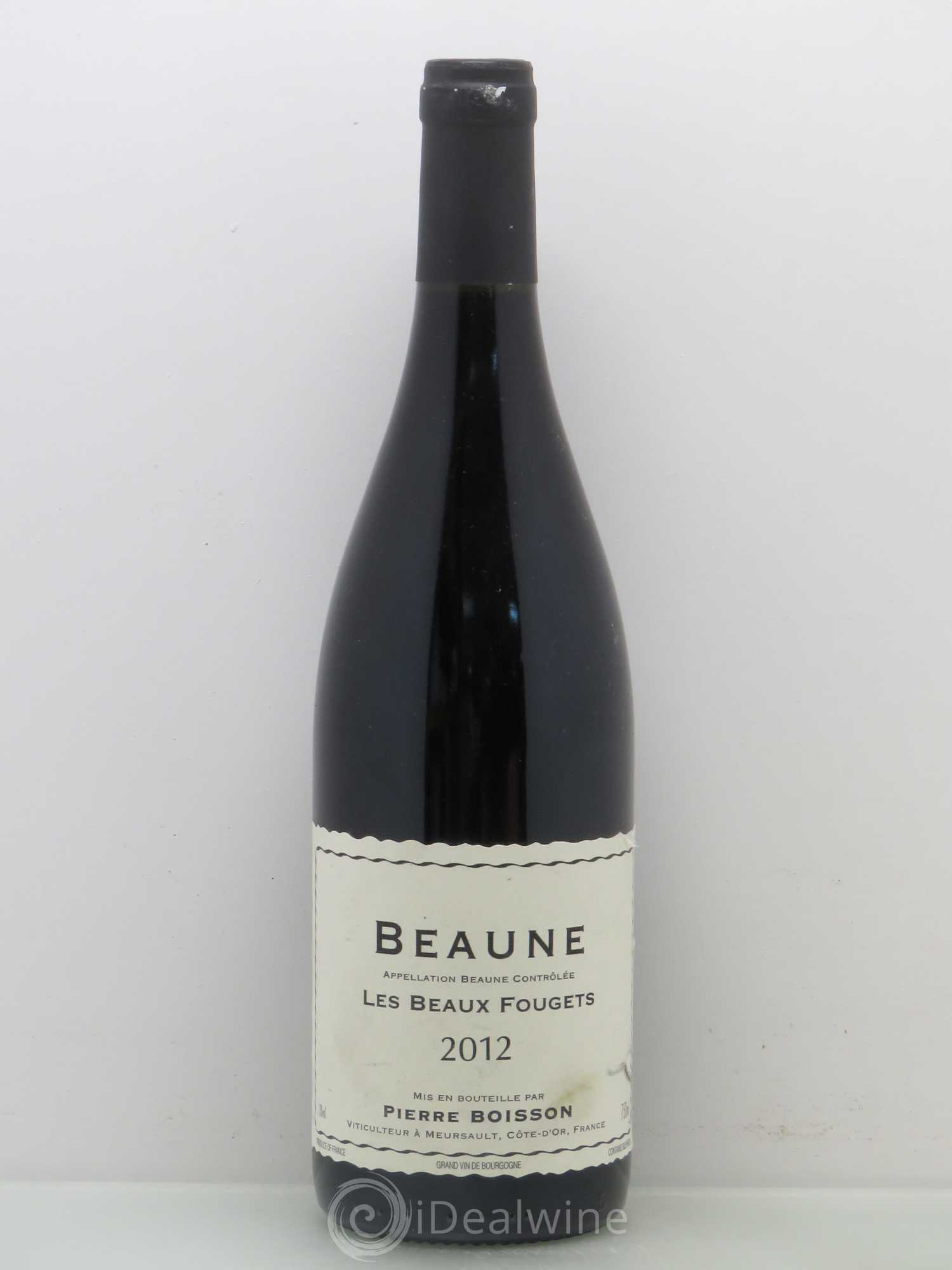 Beaune Les Beaux Fougets Pierre Boisson (sans prix de réserve) 2012 - Posten von 1 Flasche - 0