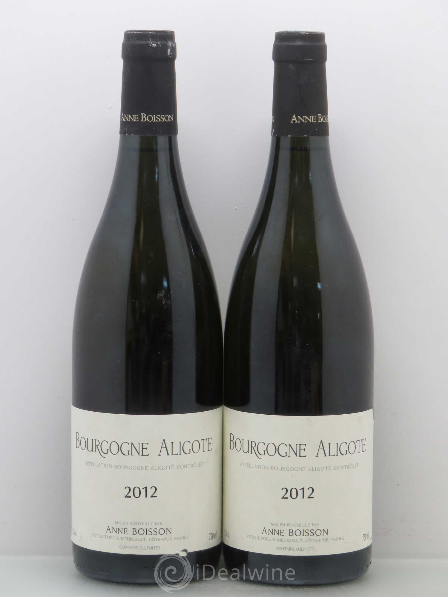 Bourgogne Aligoté Anne Boisson (sans prix de réserve) 2012 - Lot de 2 bouteilles - 0