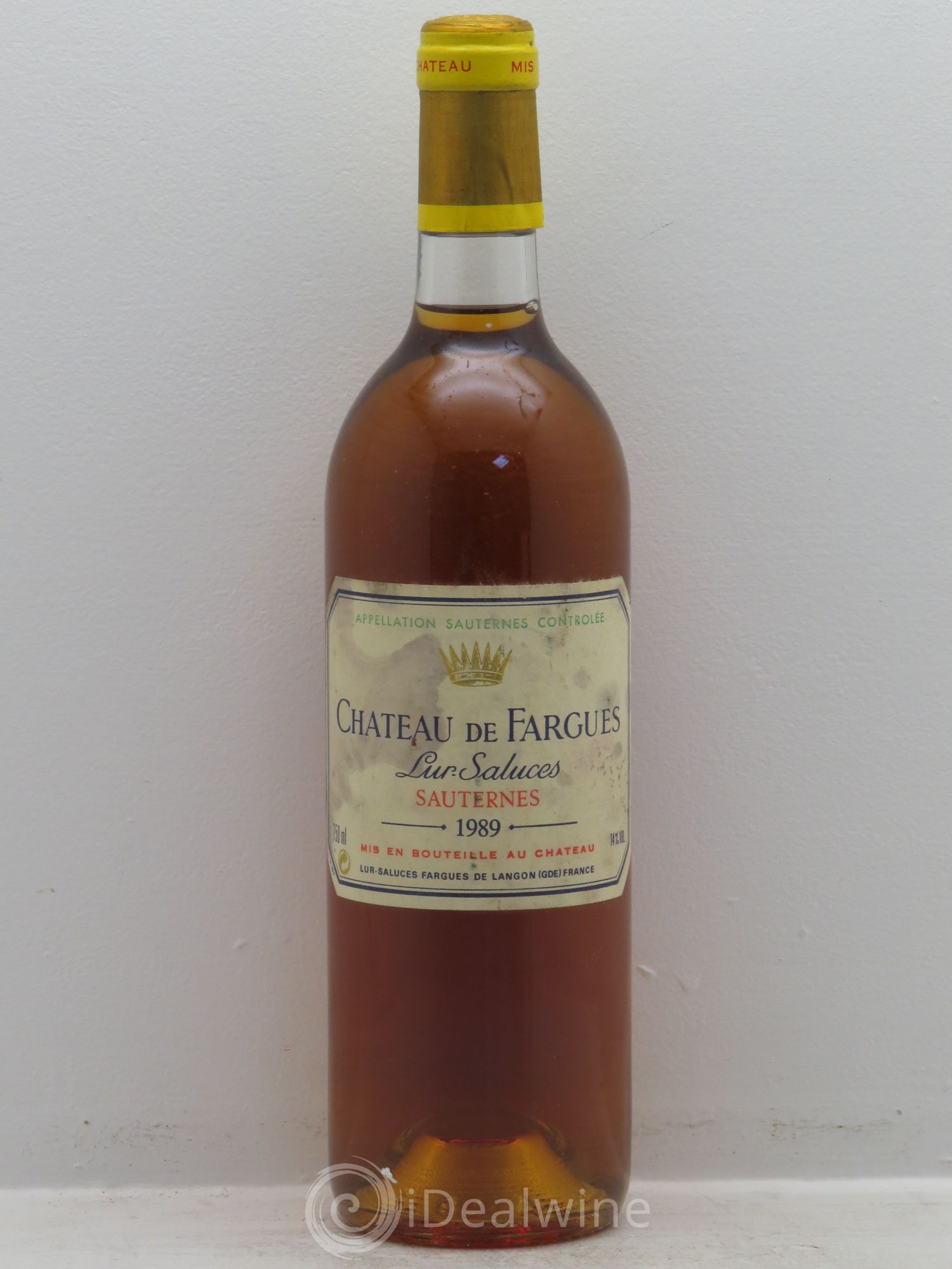 Château de Fargues 1989 - Lotto di 1 bottiglia - 0