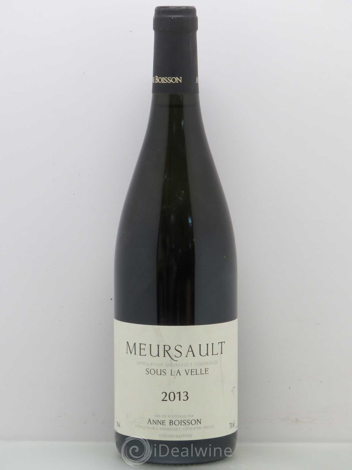 Meursault Sous la Velle Anne Boisson (sans prix de réserve) 2013 - Lot de 1 bouteille - 0