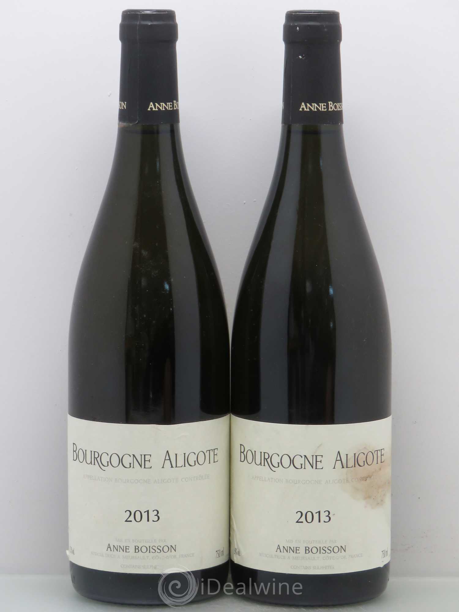 Bourgogne Aligoté Anne Boisson (sans prix de réserve) 2013 - Lot de 2 bouteilles - 0