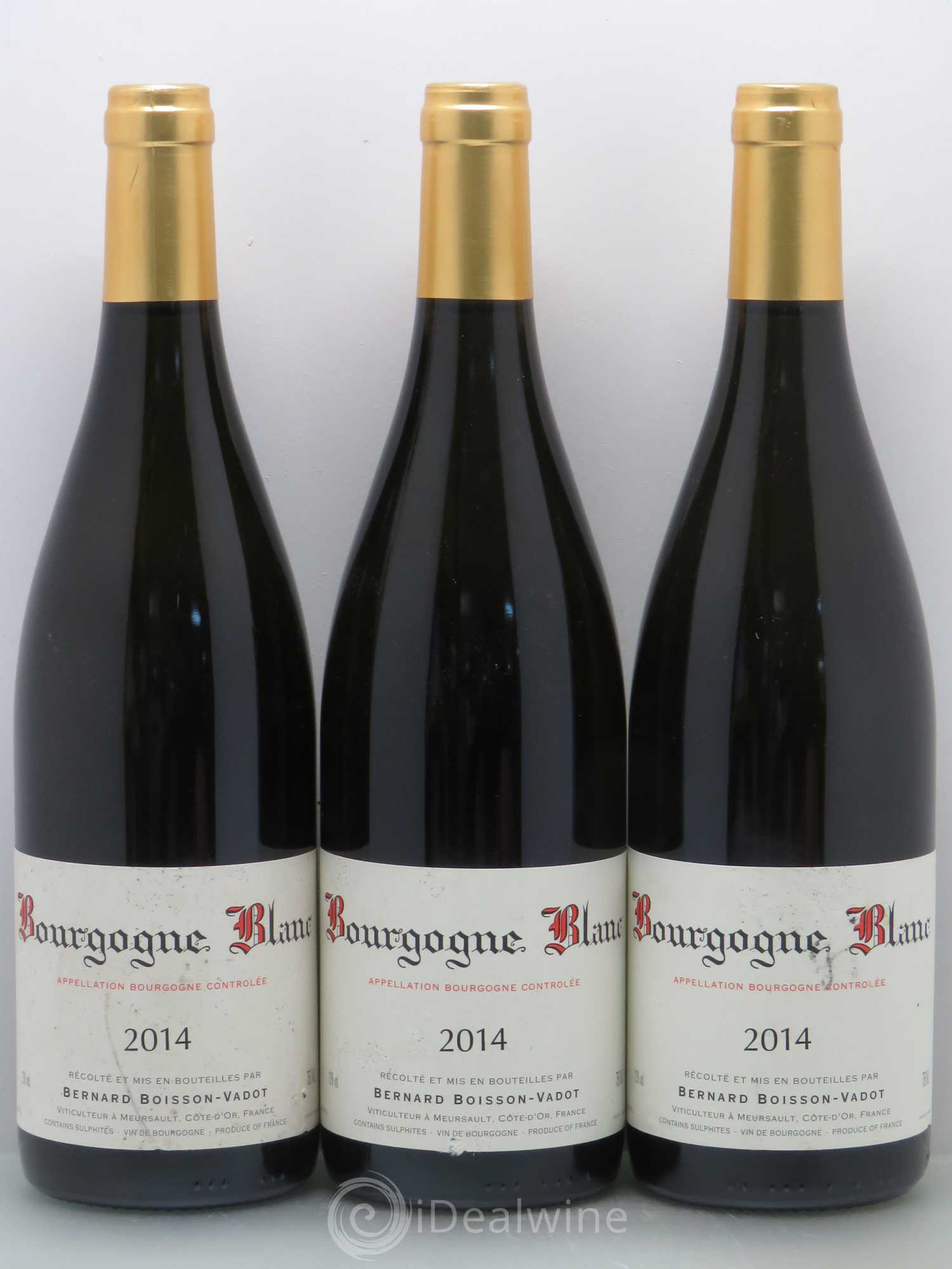 Bourgogne Boisson-Vadot (Domaine) (sans prix de réserve) 2014 - Lot de 3 bouteilles - 0