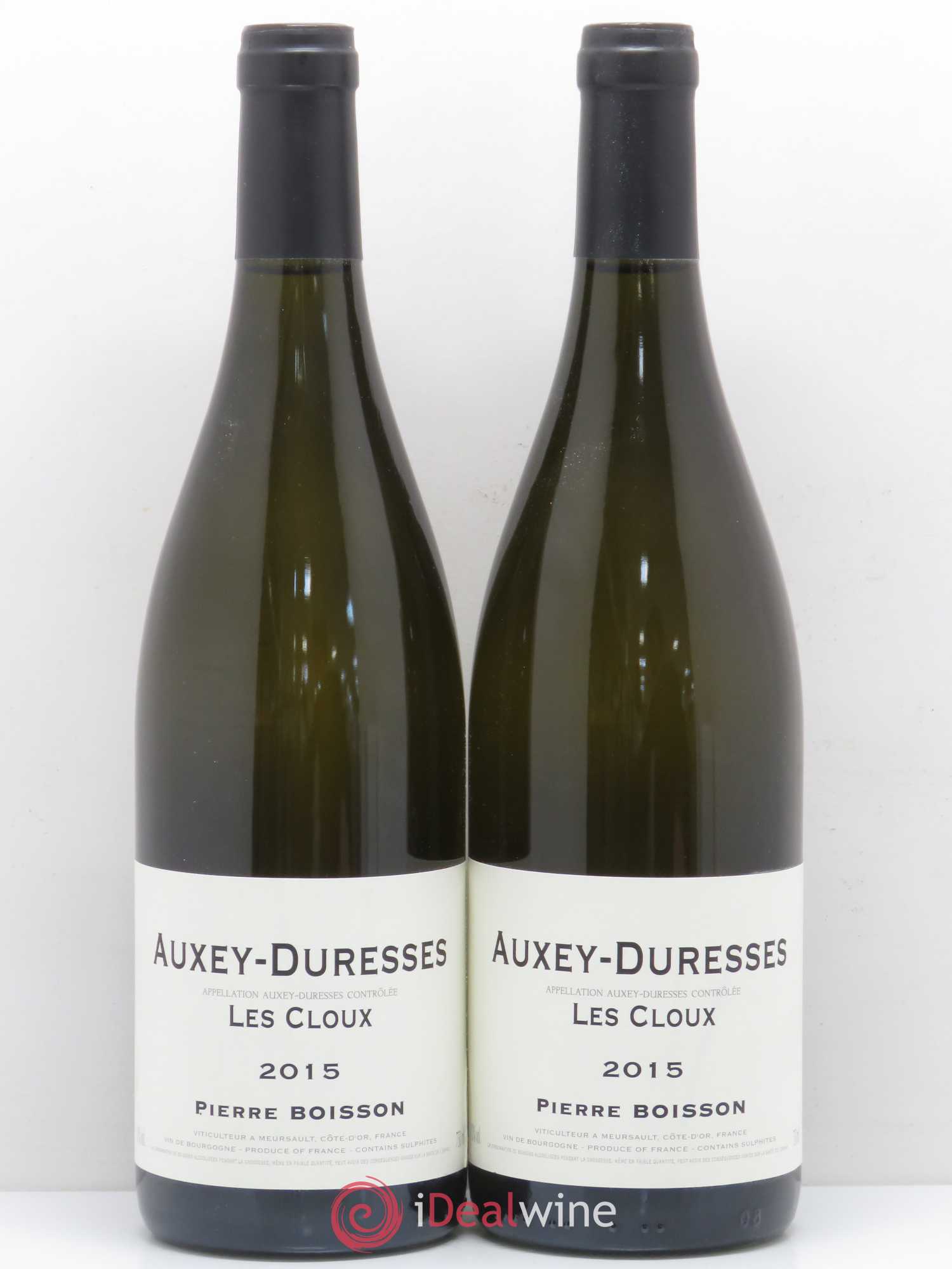 Auxey-Duresses Les Cloux Domaine Boisson Pierre (sans prix de réserve) 2015 - Posten von 2 Flaschen - 0