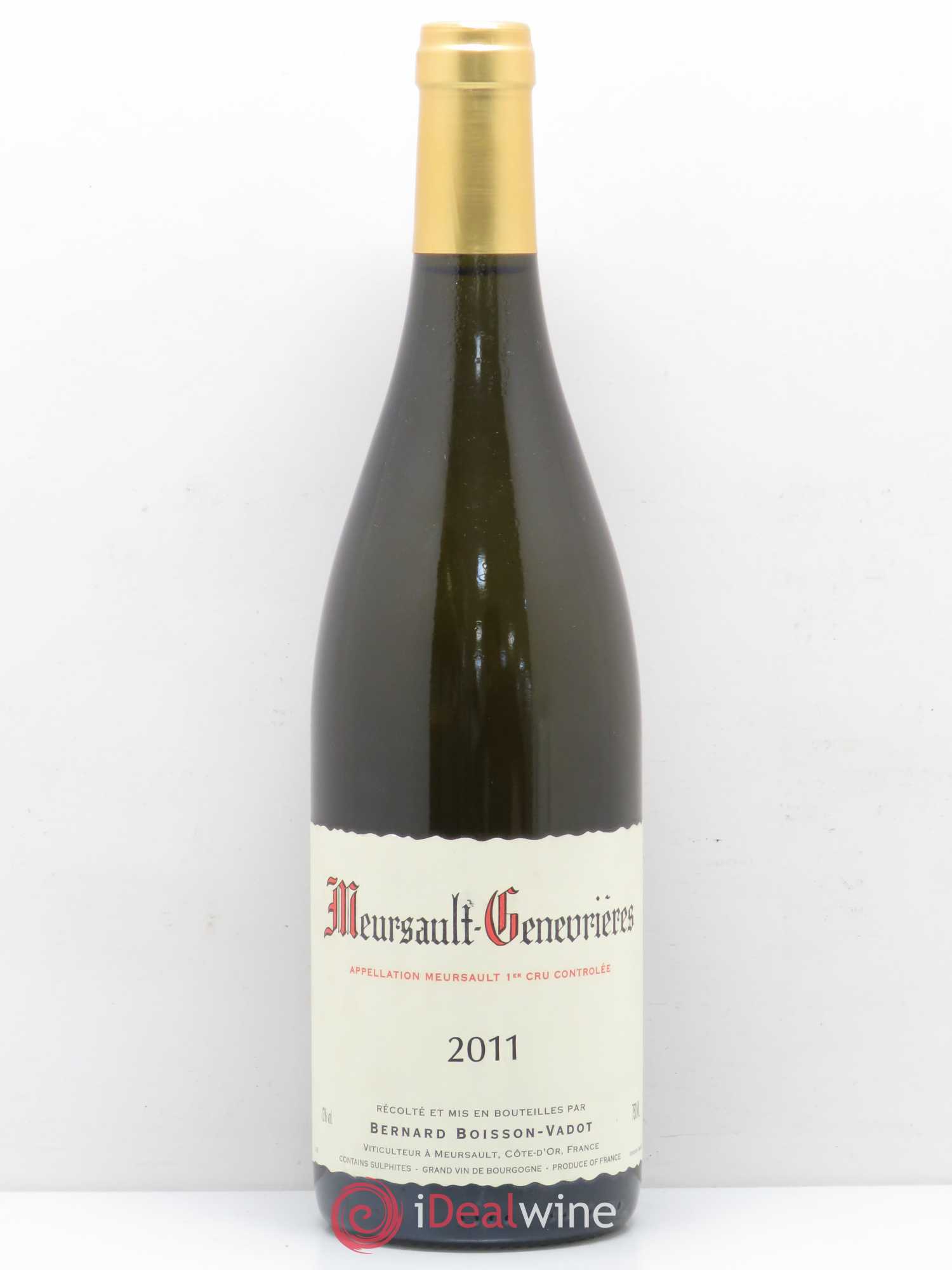 Meursault 1er Cru Genevrières Boisson-Vadot (Domaine) (sans prix de réserve) 2011 - Lot de 1 bouteille - 0