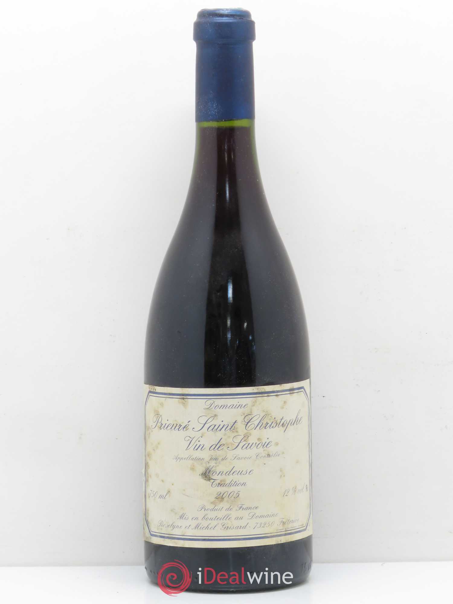 Vin de Savoie Mondeuse Prieure St Christophe Tradition Michel Grisard(no reserve) 2005 - Lot of 1 bottle - 0