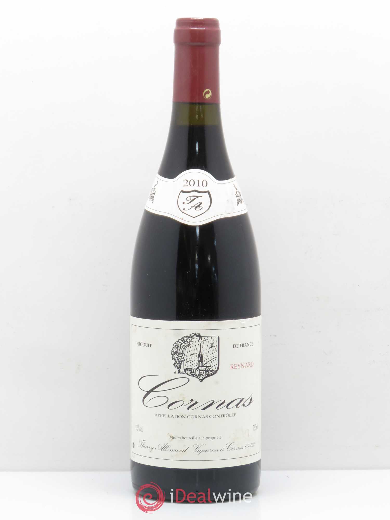 Cornas Reynard Thierry Allemand (sans prix de réserve) 2010 - Lot de 1 bouteille - 0