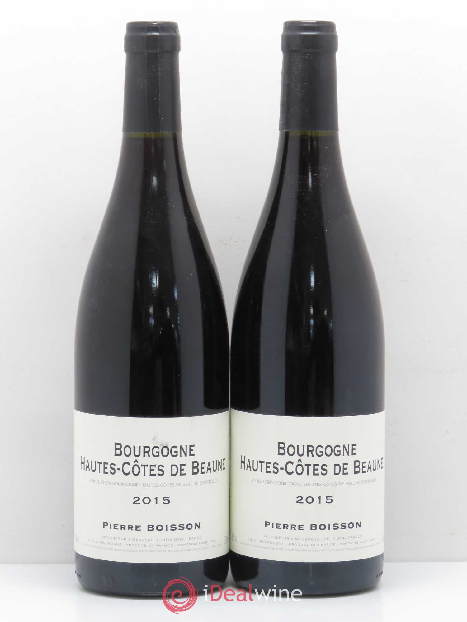 Hautes-Côtes de Beaune Domaine Pierre Boisson (sans prix de réserve) 2015 - Posten von 2 Flaschen - 0