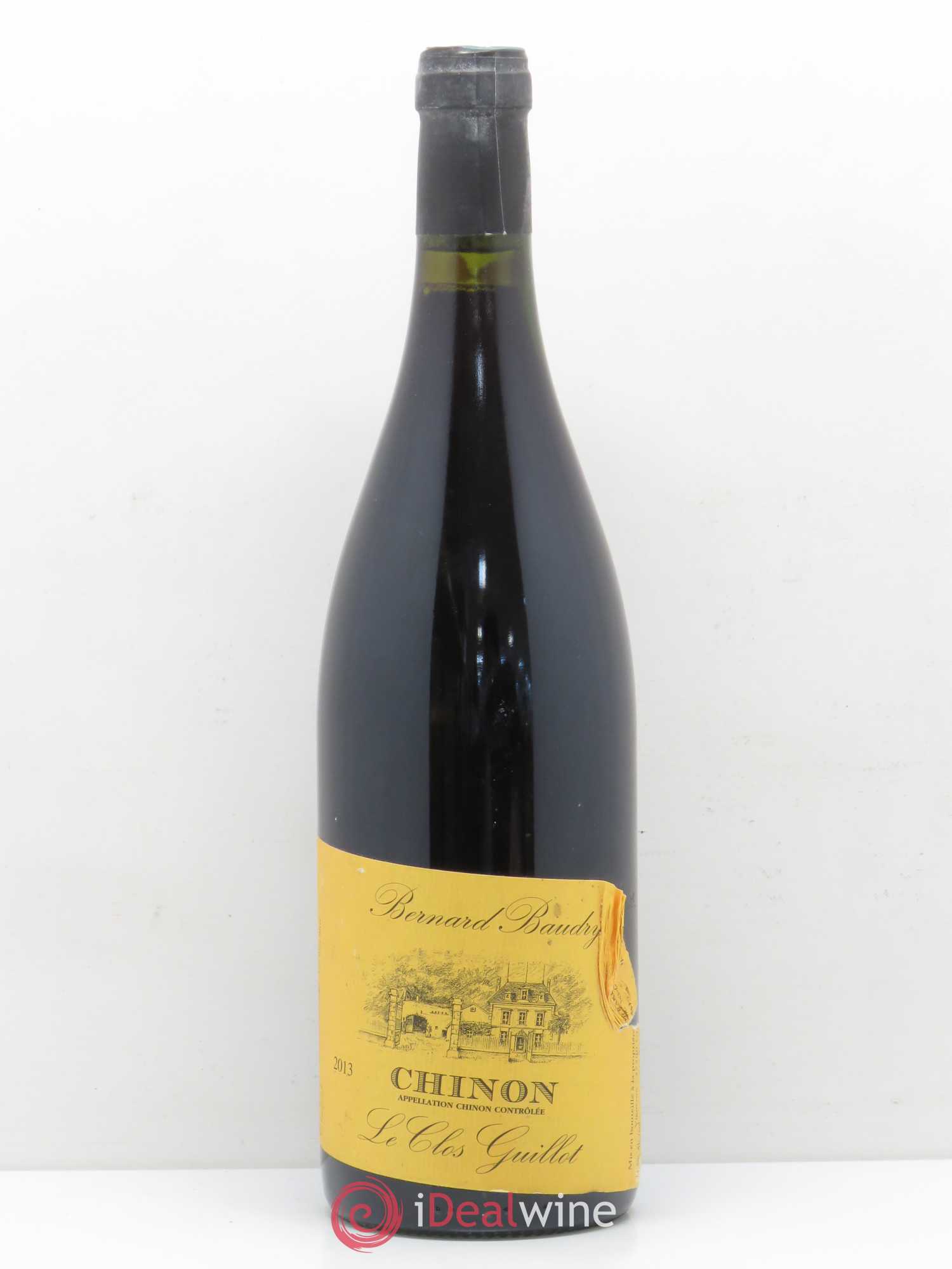 Chinon Le Clos Guillot Bernard Baudry (sans prix de réserve) 2013 - Lot de 1 bouteille - 0