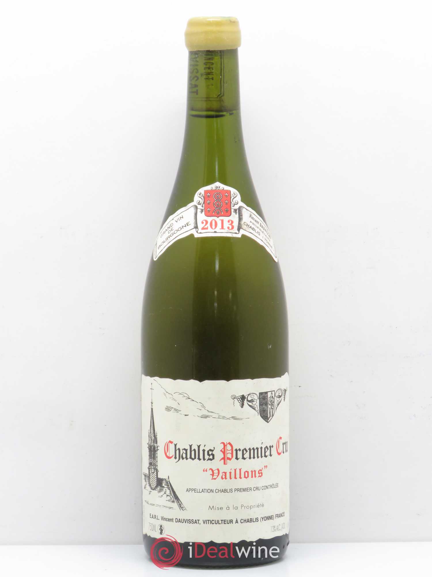 Chablis 1er Cru Vaillons Vincent Dauvissat (Domaine) (sans prix de réserve) 2013 - Lot de 1 bouteille - 0