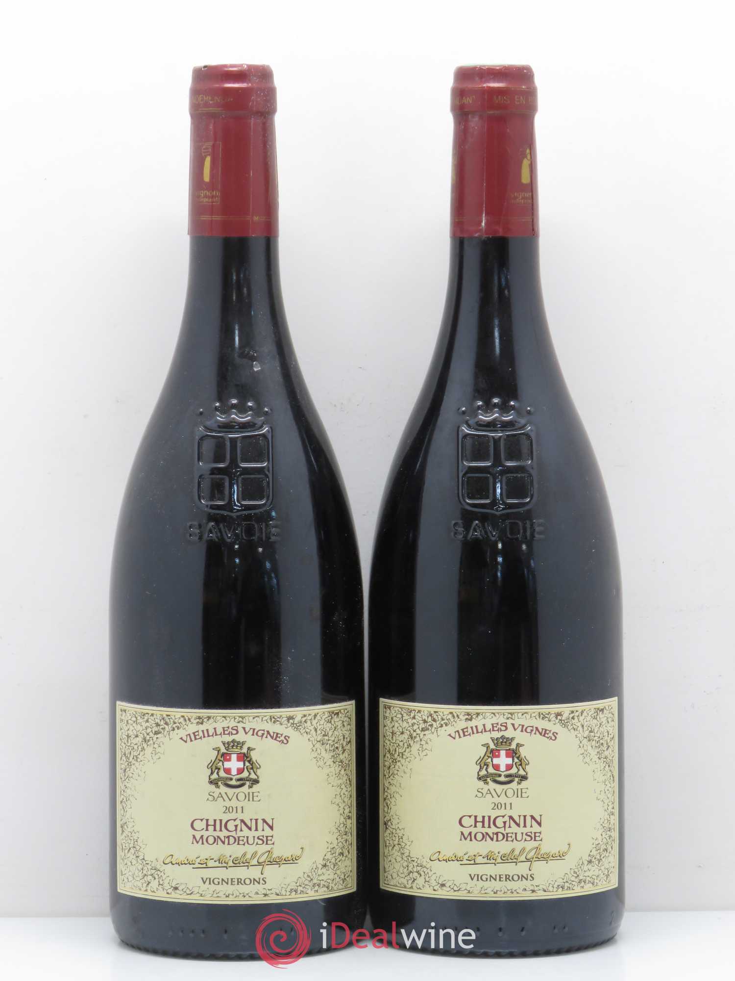 Vin de Savoie Chignin Mondeuse Vieilles vignes Andre et Michel Quenard (sans prix de réserve) 2011 - Posten von 2 Flaschen - 0