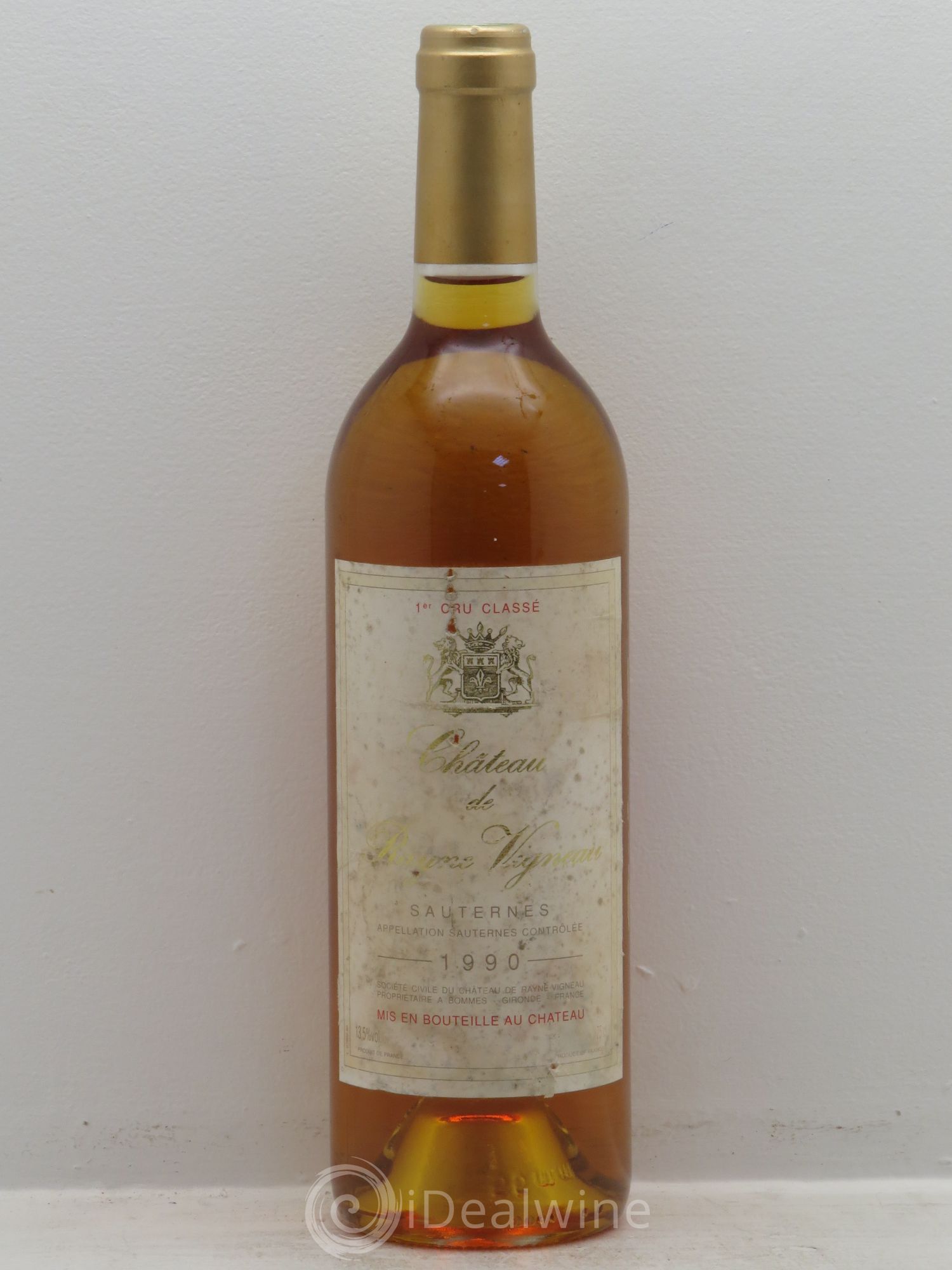 Château de Rayne Vigneau 1er Grand Cru Classé 1990 - Lotto di 1 bottiglia - 0