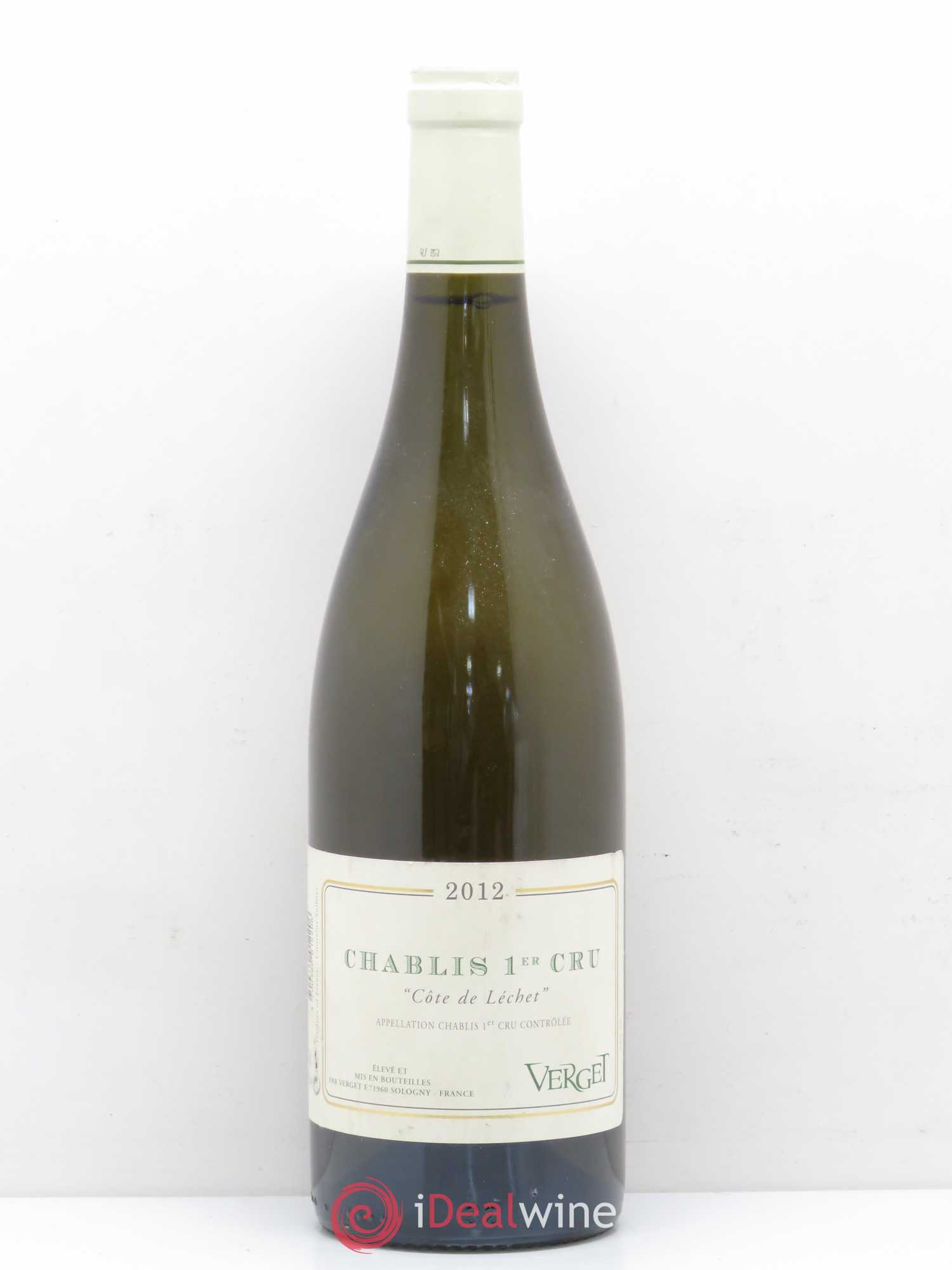 Chablis 1er Cru Côte de lechet Verget (sans prix de réserve) 2012 - Lot de 1 bouteille - 0