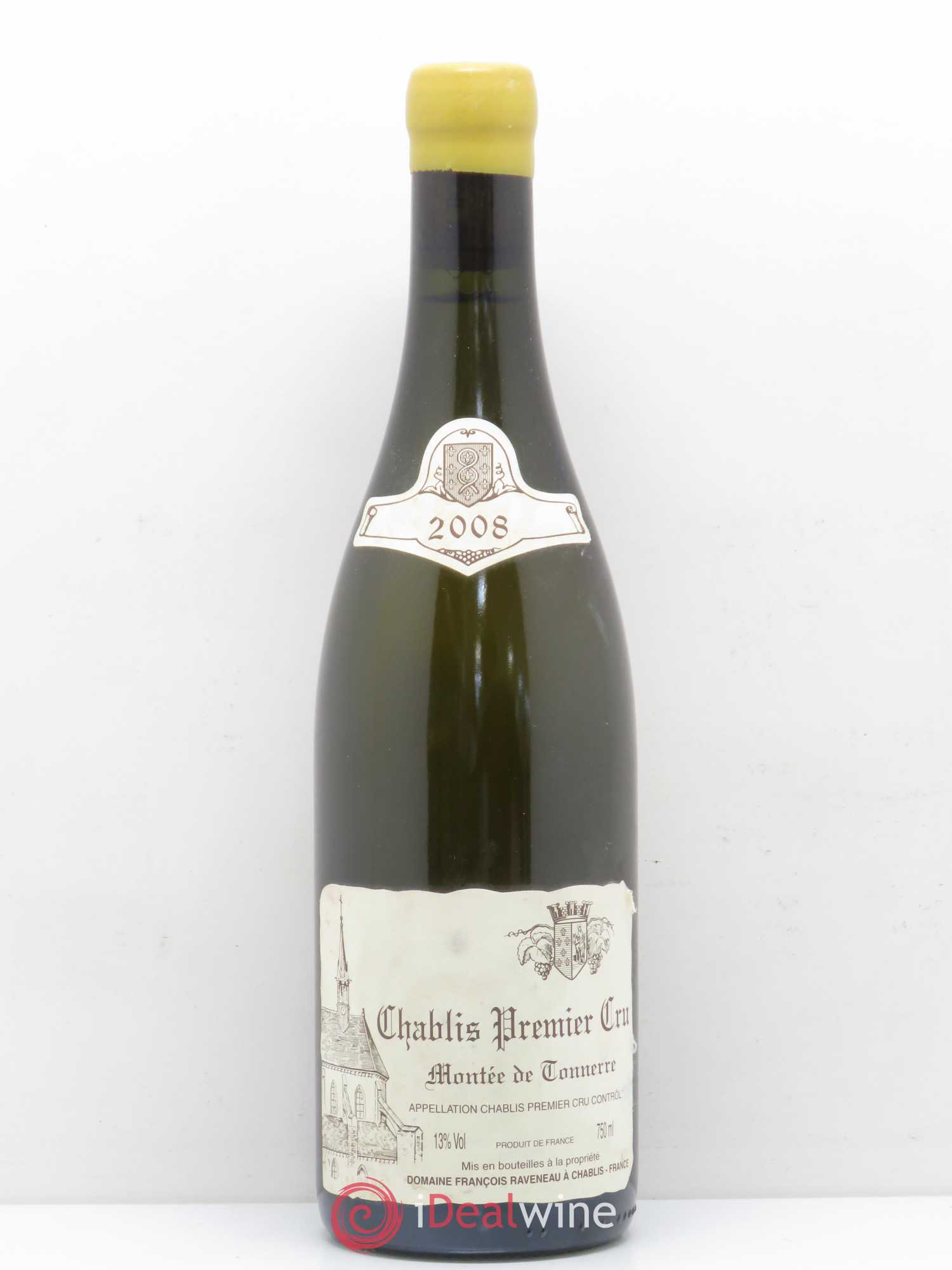 Chablis 1er Cru Montée de Tonnerre Raveneau (Domaine) (sans prix de réserve) 2008 - Lot de 1 bouteille - 0