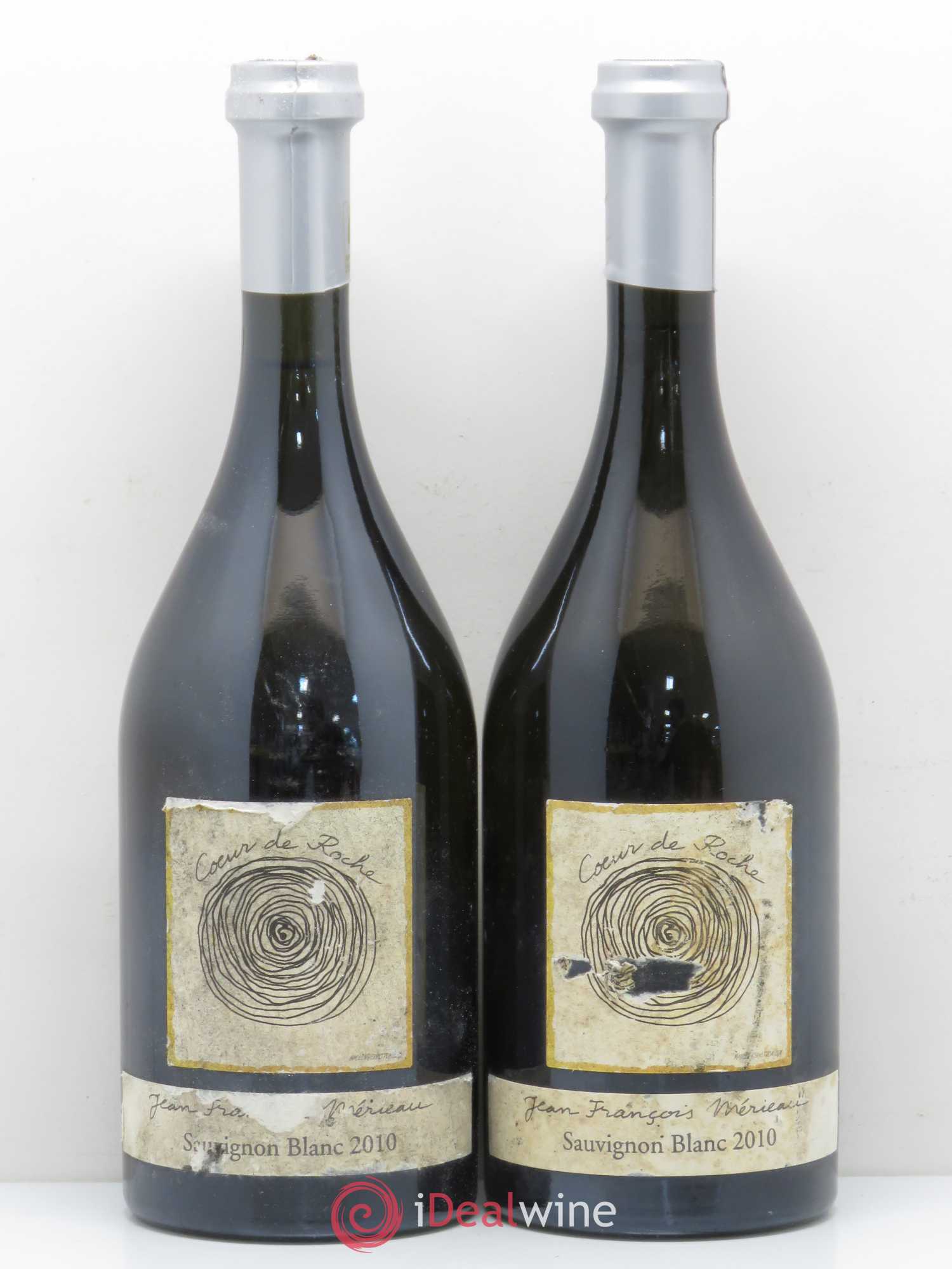 Val de Loire Touraine coeur de roche Domaine Mérieau (sans prix de réserve) 2010 - Posten von 2 Flaschen - 0