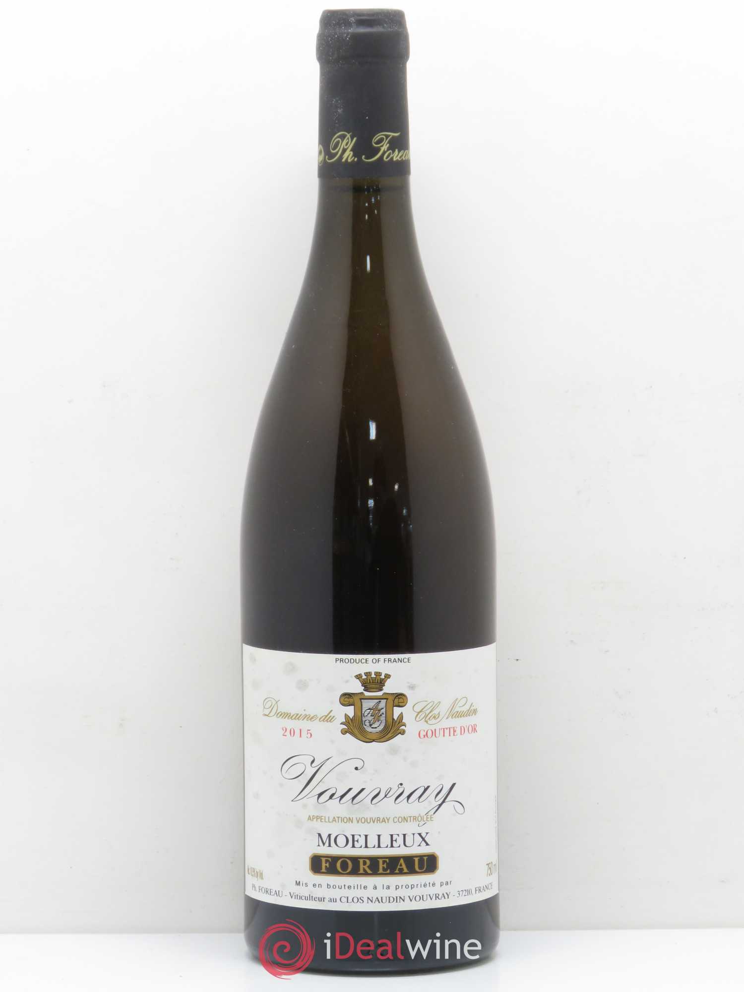 Vouvray Goutte d'Or Clos Naudin - Philippe Foreau (senza prezzo di riserva) 2015 - Lotto di 1 bottiglia - 0