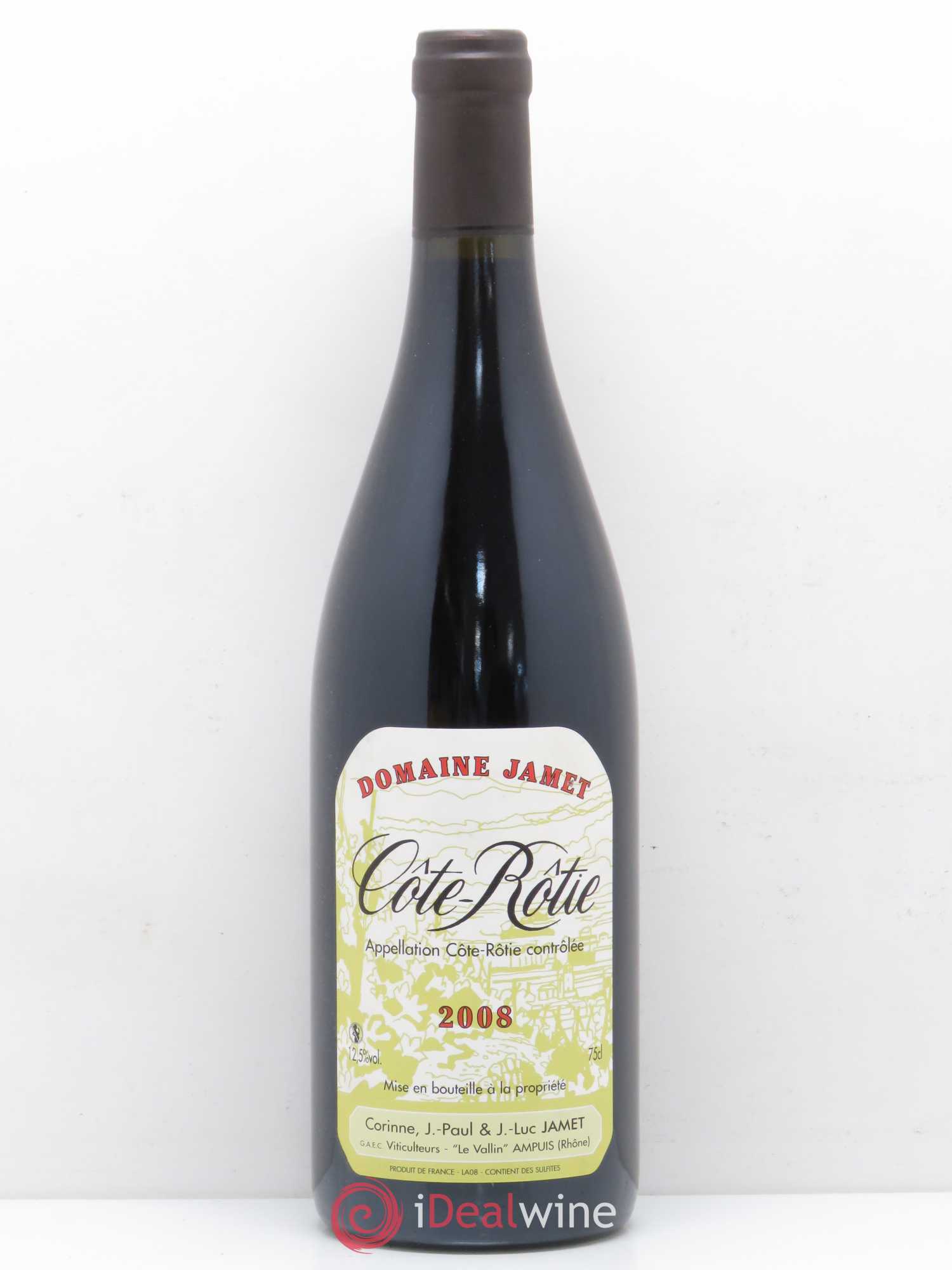 Côte-Rôtie Jamet (Domaine) (sans prix de réserve) 2008 - Lot de 1 bouteille - 0