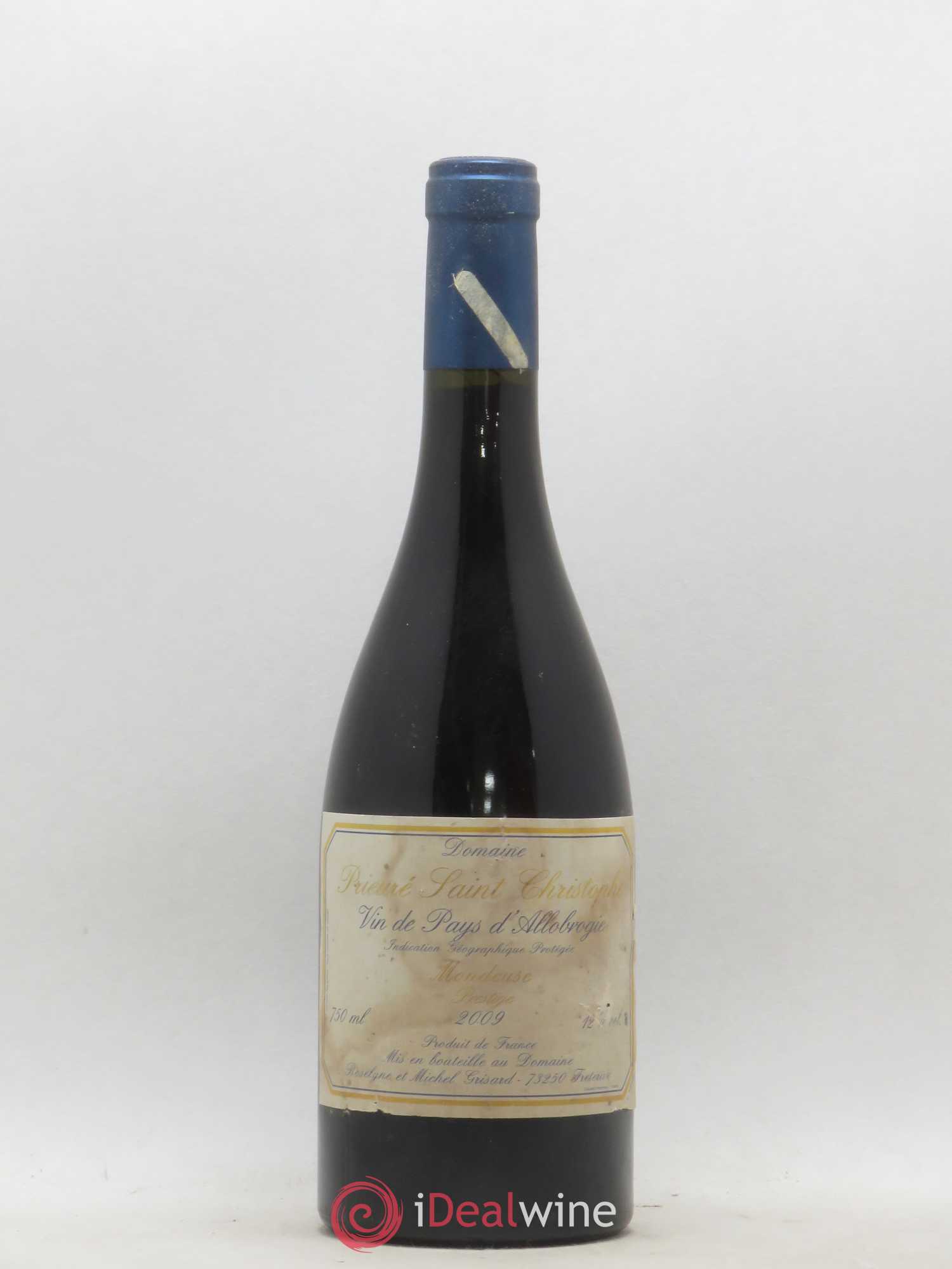 Vin de Savoie VDP d'Allobrogie Mondeuse Prestige Domaine Prieuré Saint Christophe (sans prix de réserve) 2009 - Posten von 1 Flasche - 0