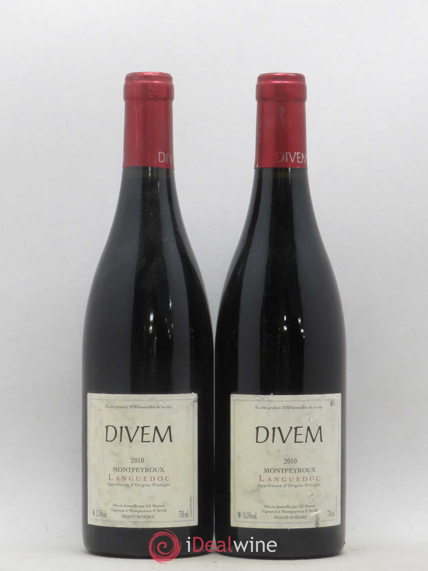 Languedoc Montpeyroux Divem Gil Morrot (sans prix de réserve) 2010 - Posten von 2 Flaschen - 0