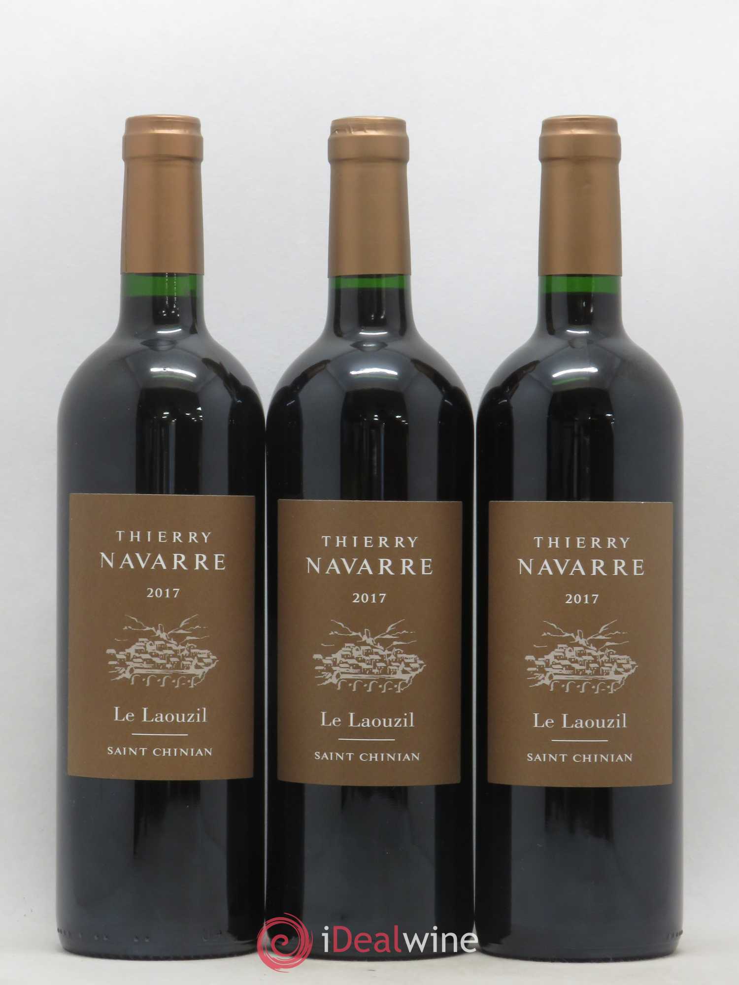 Saint-Chinian Le Laouzil Thierry Navarre (sans prix de réserve) 2017 - Posten von 3 Flaschen - 0