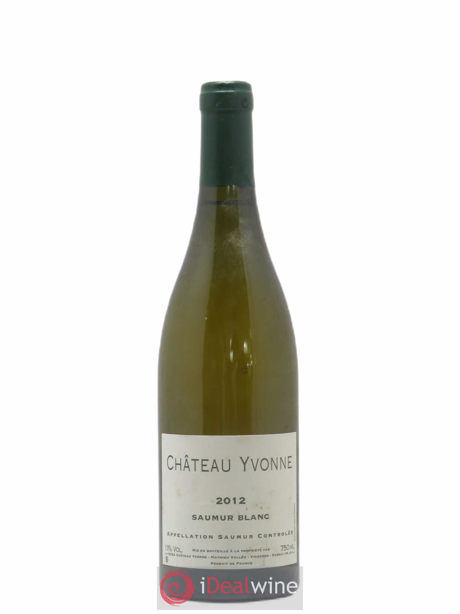 Saumur Château Yvonne (sans prix de réserve) 2012 - Lot de 1 bouteille - 0