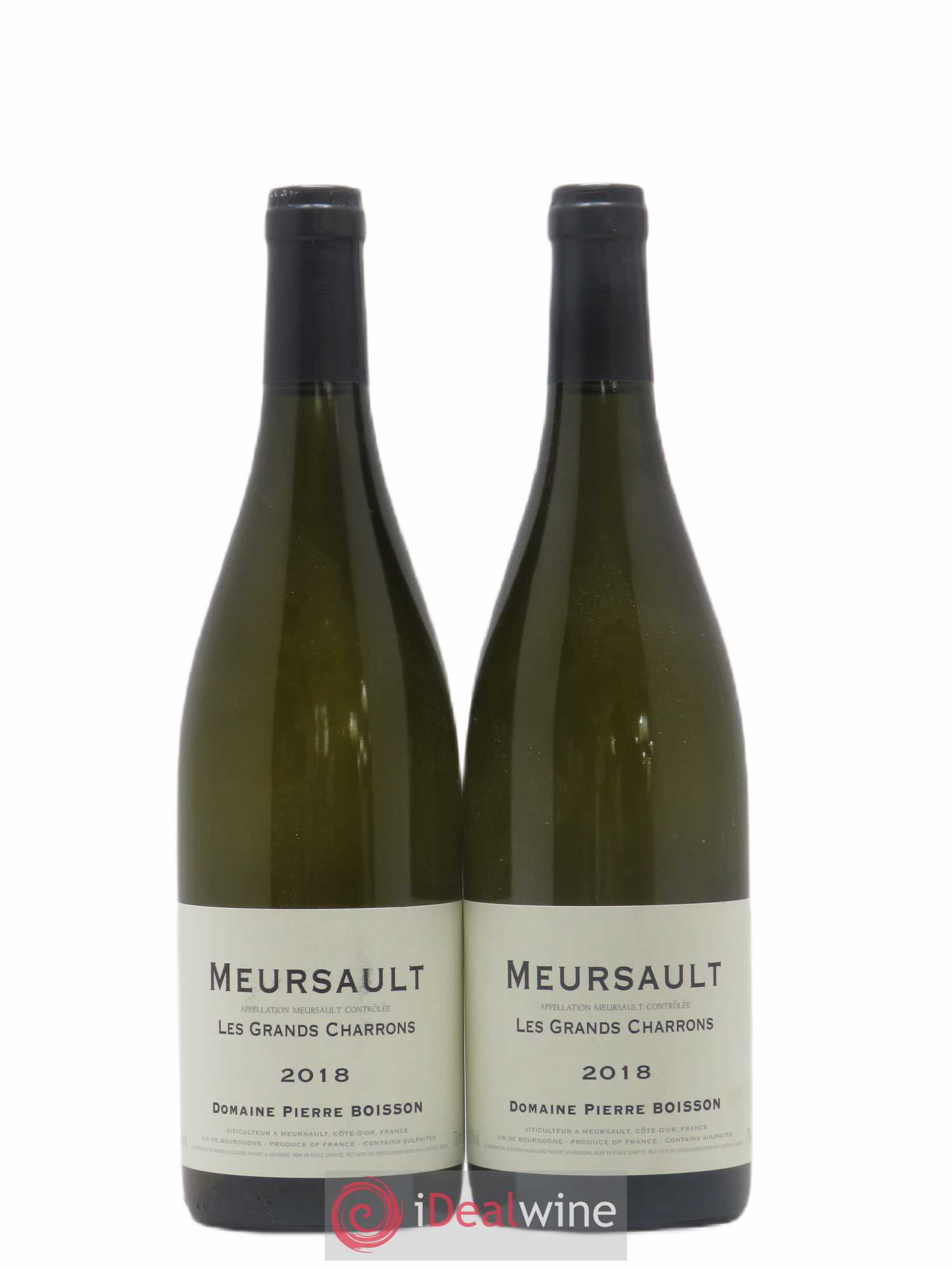 Meursault Les Grands Charrons Pierre Boisson (Domaine) (sans prix de réserve) 2018 - Lot de 2 bouteilles - 0