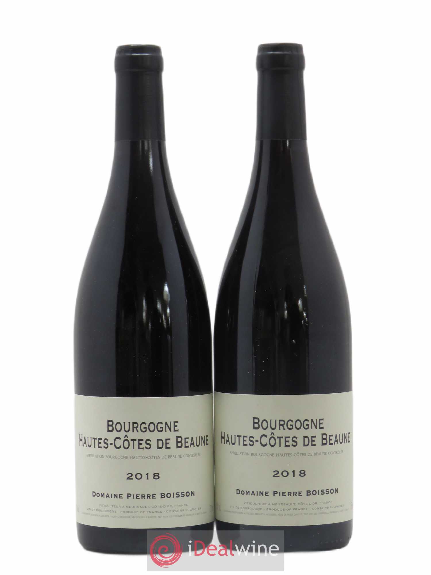 Hautes-Côtes de Beaune Pierre Boisson (Domaine) (sans prix de réserve) 2018 - Lot de 2 bouteilles - 0