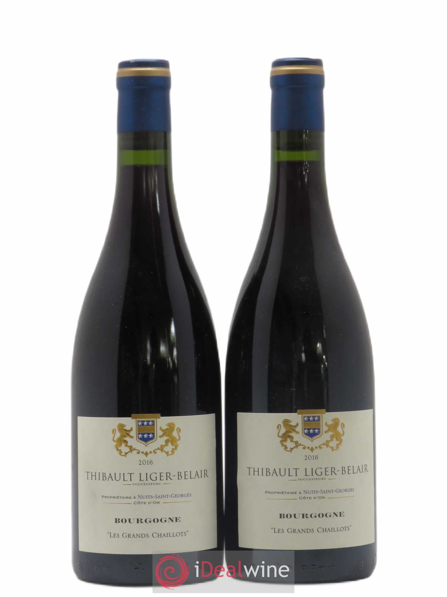 Bourgogne Les Grands Chaillots Thibault Liger-Belair Successeurs (sans prix de réserve) 2016 - Lot de 2 bouteilles - 0